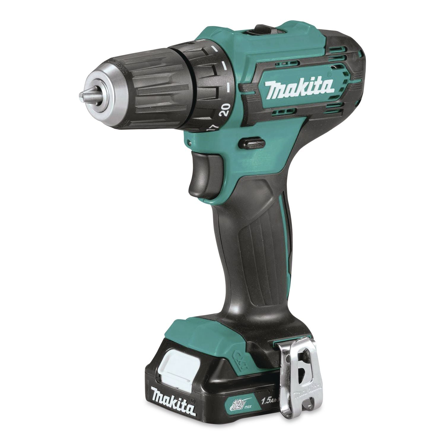 FD09R1 12V MAX CXT Lithium-Ion 3/8" Cordless Drill Driver Kit With Two Batteries (2 Ah), (Reconditioned)