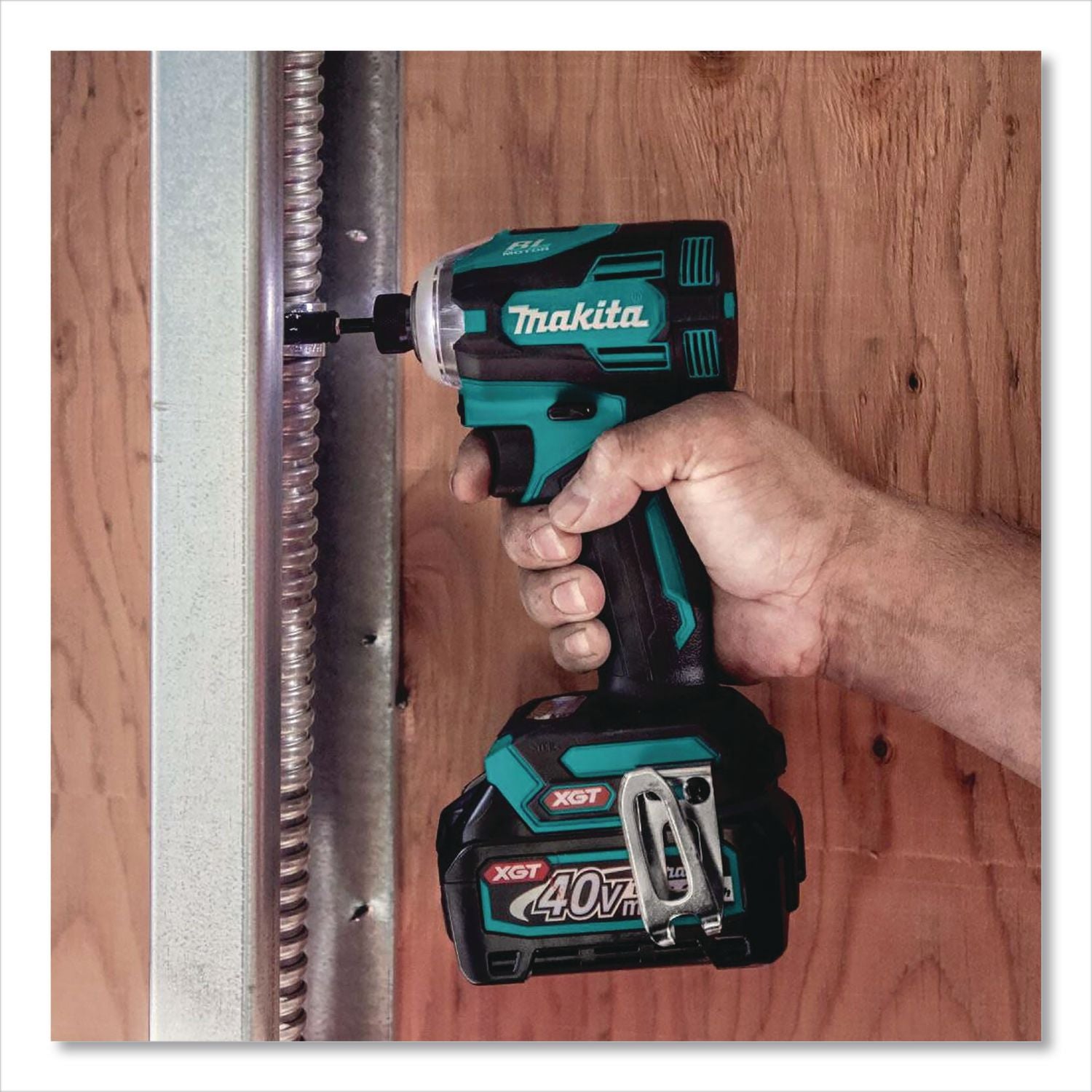 40V MAX XGT Brushless Lithium-Ion 1/2" Cordless Hammer Drill Driver And Four-Speed Impact Driver Combo Kit (Reconditioned)