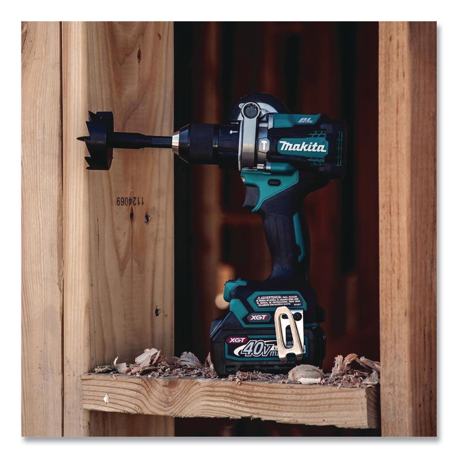 40V MAX XGT Brushless Lithium-Ion 1/2" Cordless Hammer Drill Driver And Four-Speed Impact Driver Combo Kit (Reconditioned)