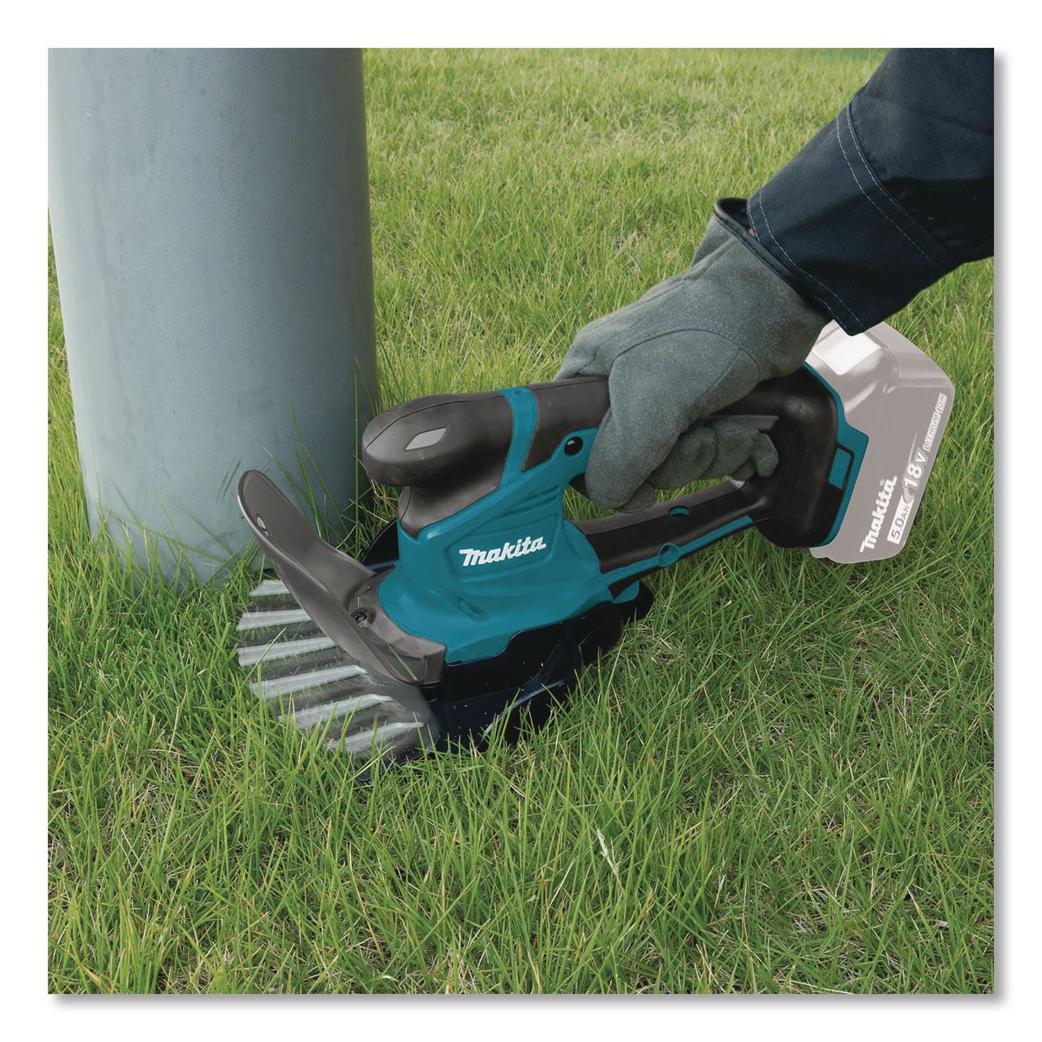 18V LXT Brushed Lithium-Ion Cordless Grass Shear With Hedge Trimmer Blade (Tool Only) (Reconditioned)