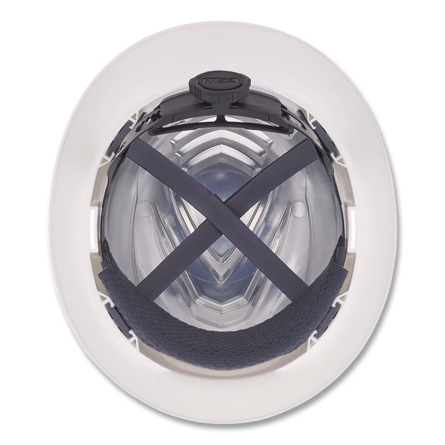 V-Gard Hard Hats, Full Brim, C1 Fas-Trac III Swing Ratchet Suspension, One Size Fits Most (6.5 To 8), White
