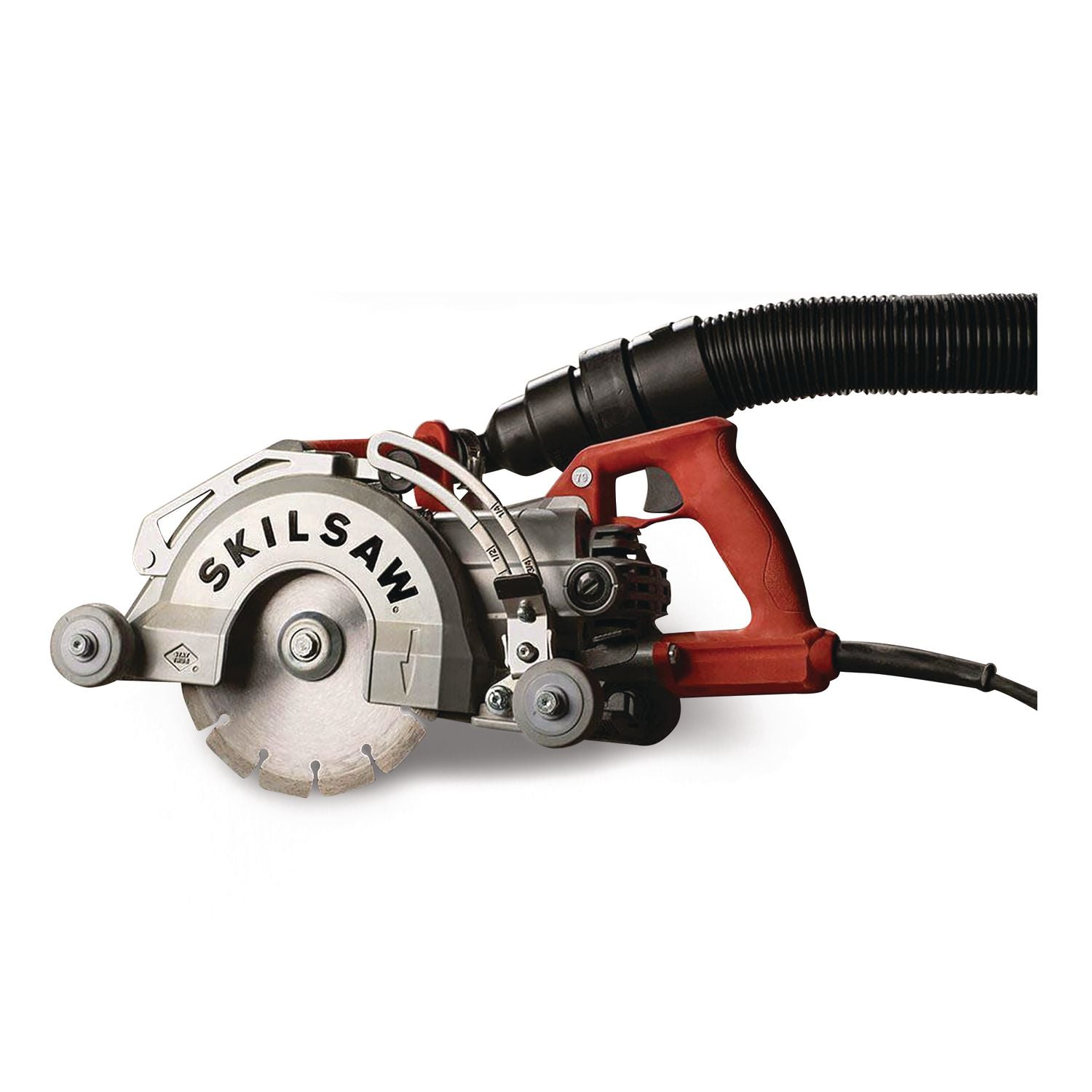 MEDUSAW Worm Drive Concrete Saw, 5, 100 RPM, Bevel Range, 7" Blade