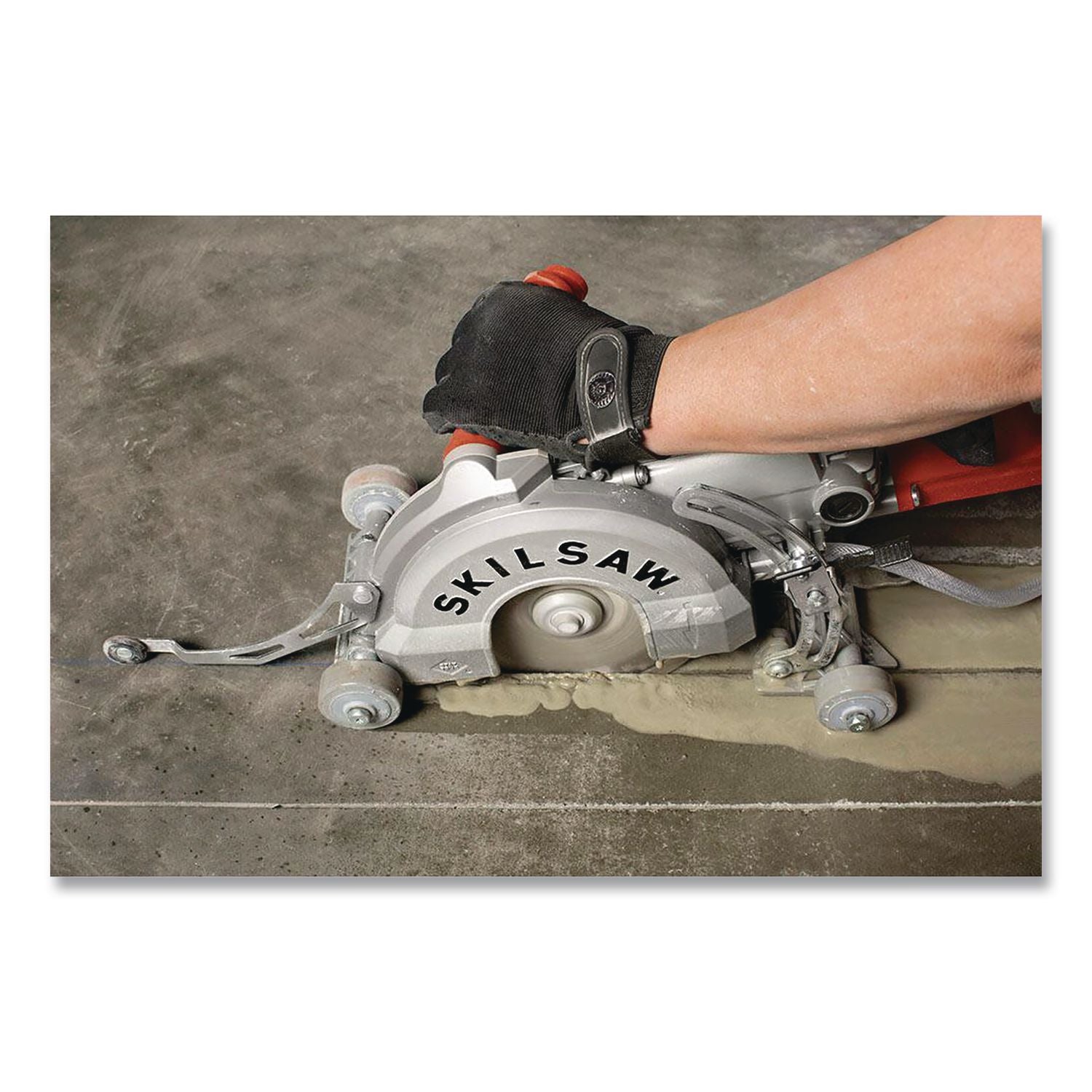 MEDUSAW Worm Drive Concrete Saw, 5, 100 RPM, Bevel Range, 7" Blade