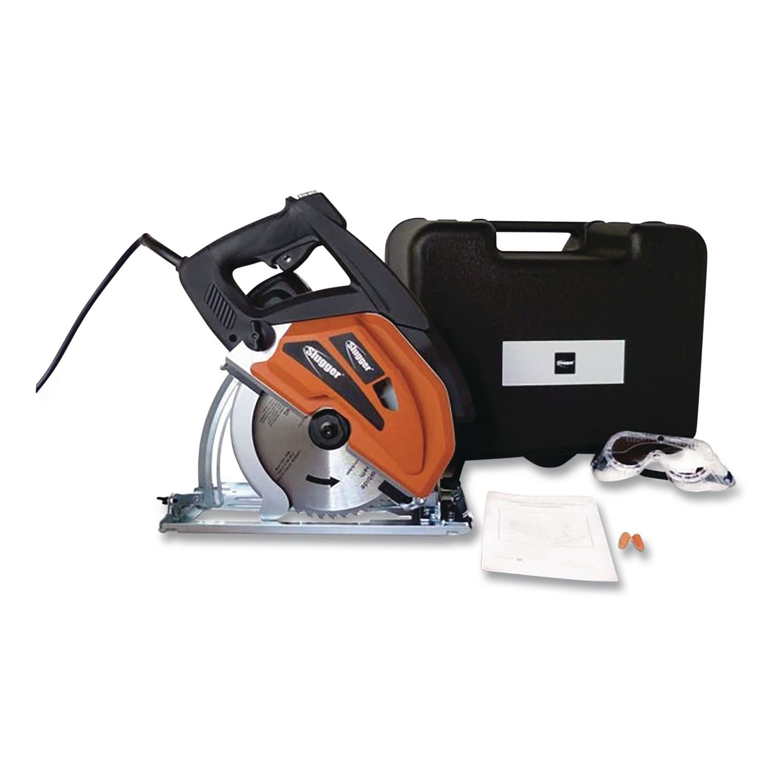 Slugger 7 1/4 In Metal Cutting Saw With Built-In Laser Guide, 3, 800 RPM