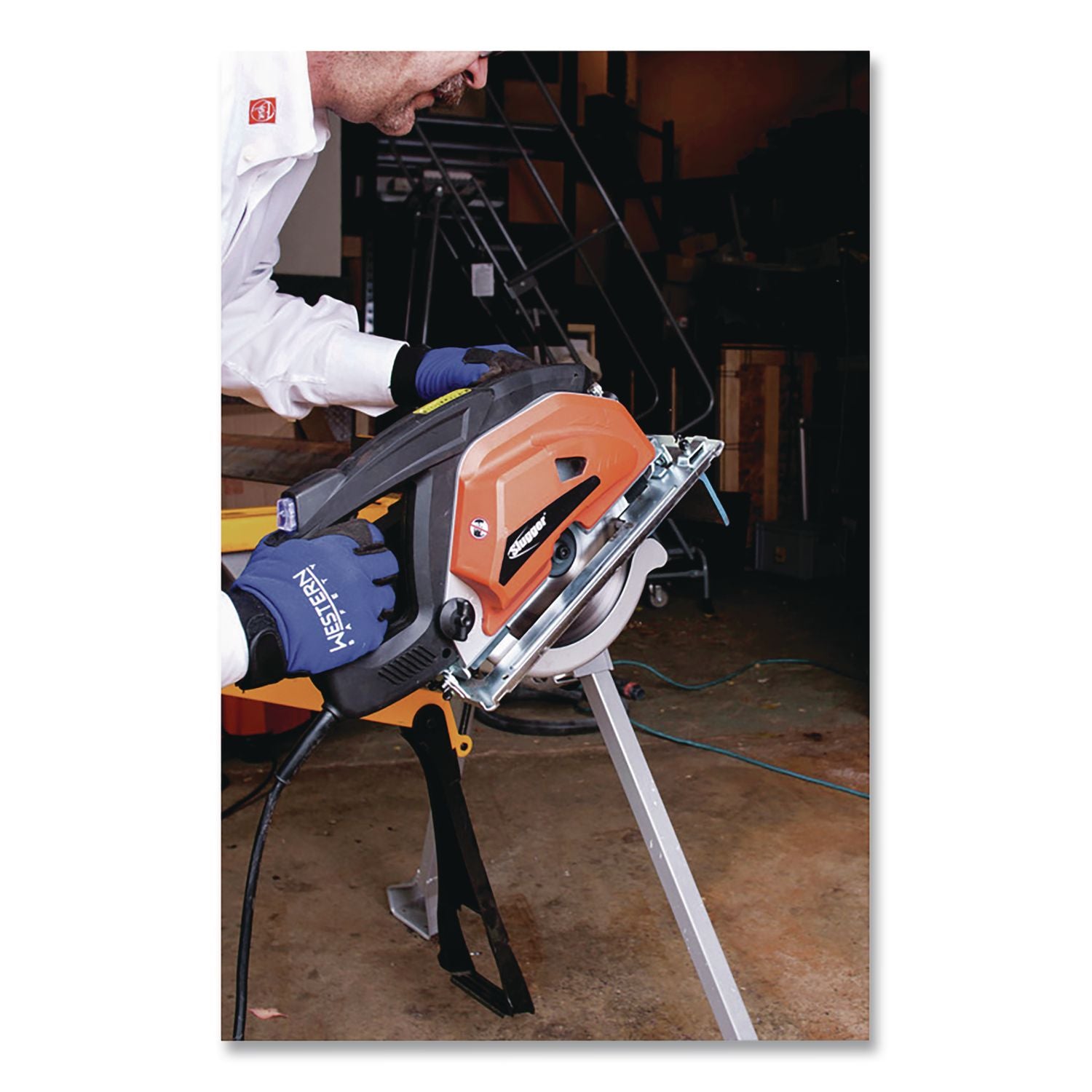 9" Slugger Metal Cutting Saw, 2.4 Hp, 2, 300 RPM, 0 To +45 Degree Bevel Range