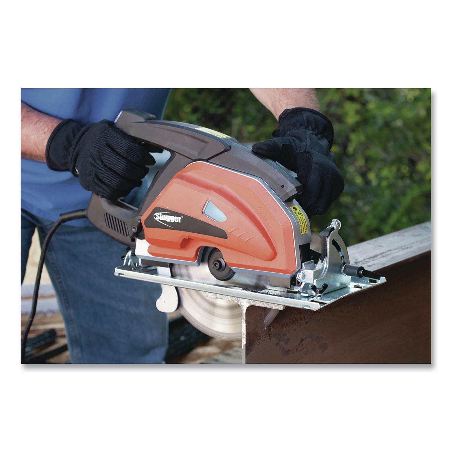 9" Slugger Metal Cutting Saw, 2.4 Hp, 2, 300 RPM, 0 To +45 Degree Bevel Range
