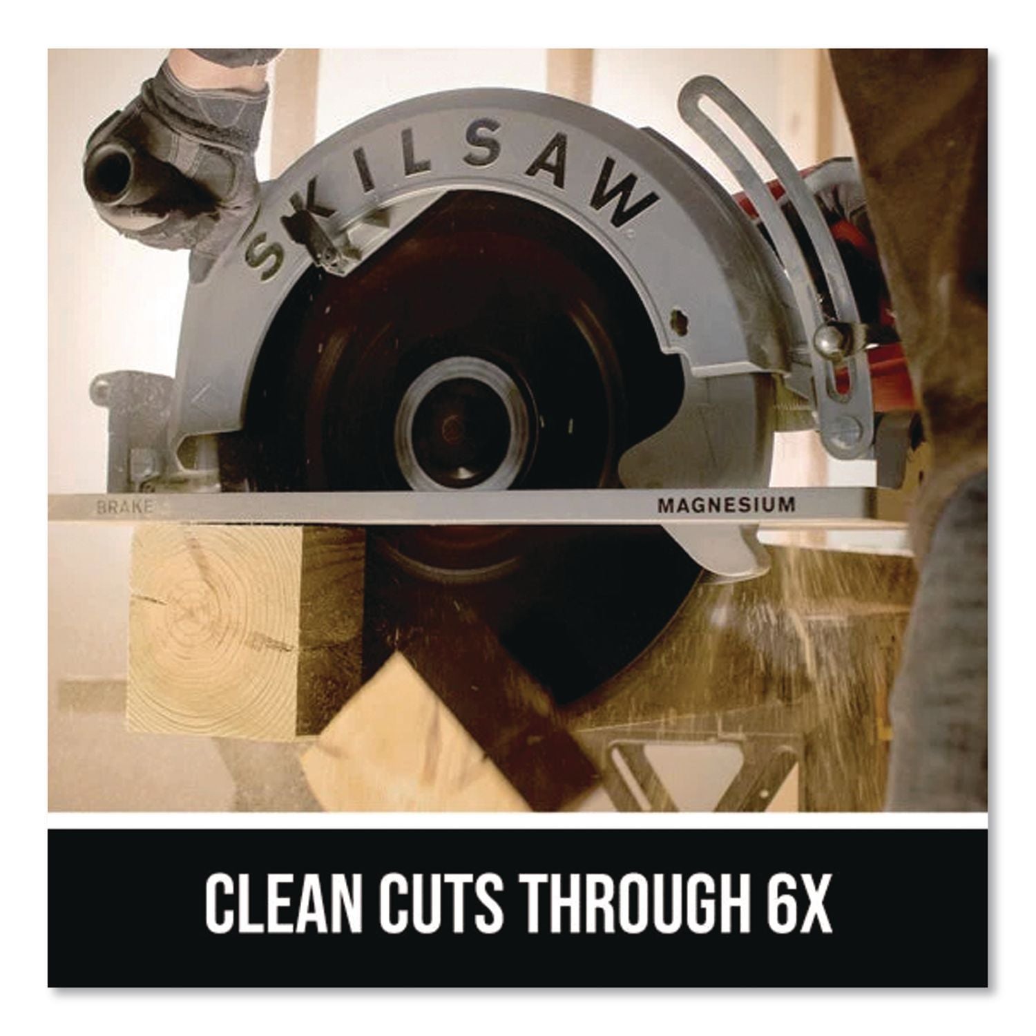 16 5/16" Magnesium SUPER SAWSQUATCH Worm Drive Saw, 2, 500 RPM, 0 To +45 Degree Bevel Range