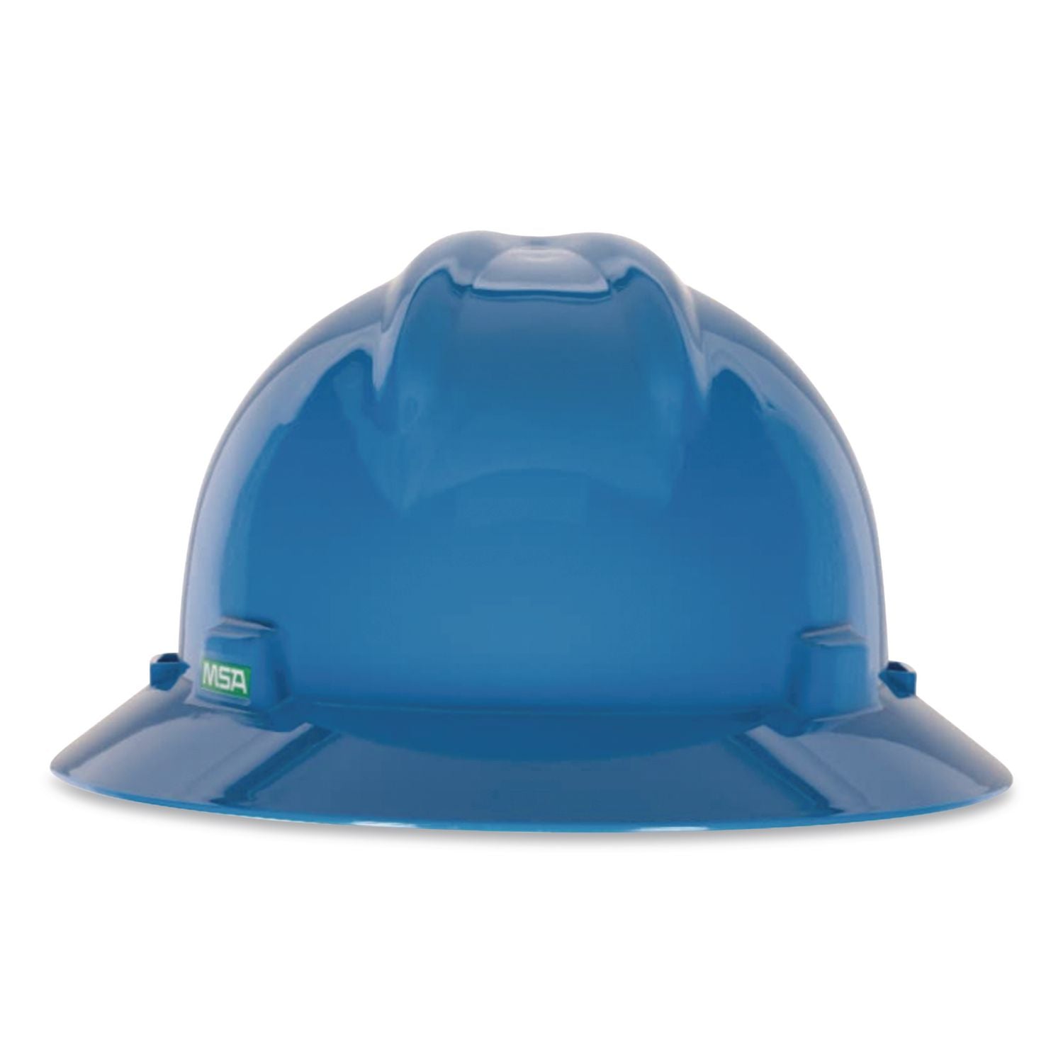 V-Gard Hard Hats, Vented, Full Brim, Staz-On 6-Point Pinlock Suspension, One Size Fits Most (6.5 To 8), Blue