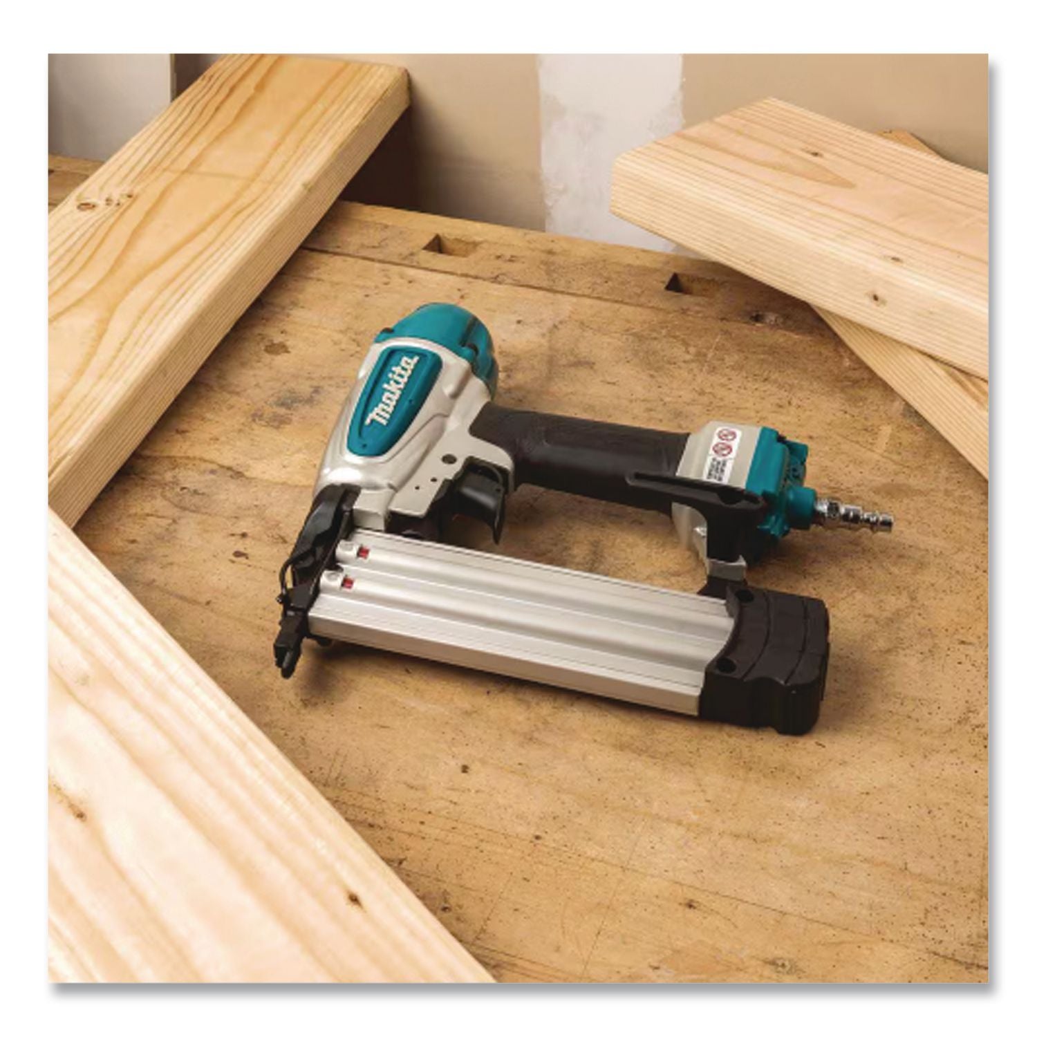 18 Gauge 2 In Pneumatic Brad Nailer (Reconditioned), 5/8" To 2", Silver/Black/Blue