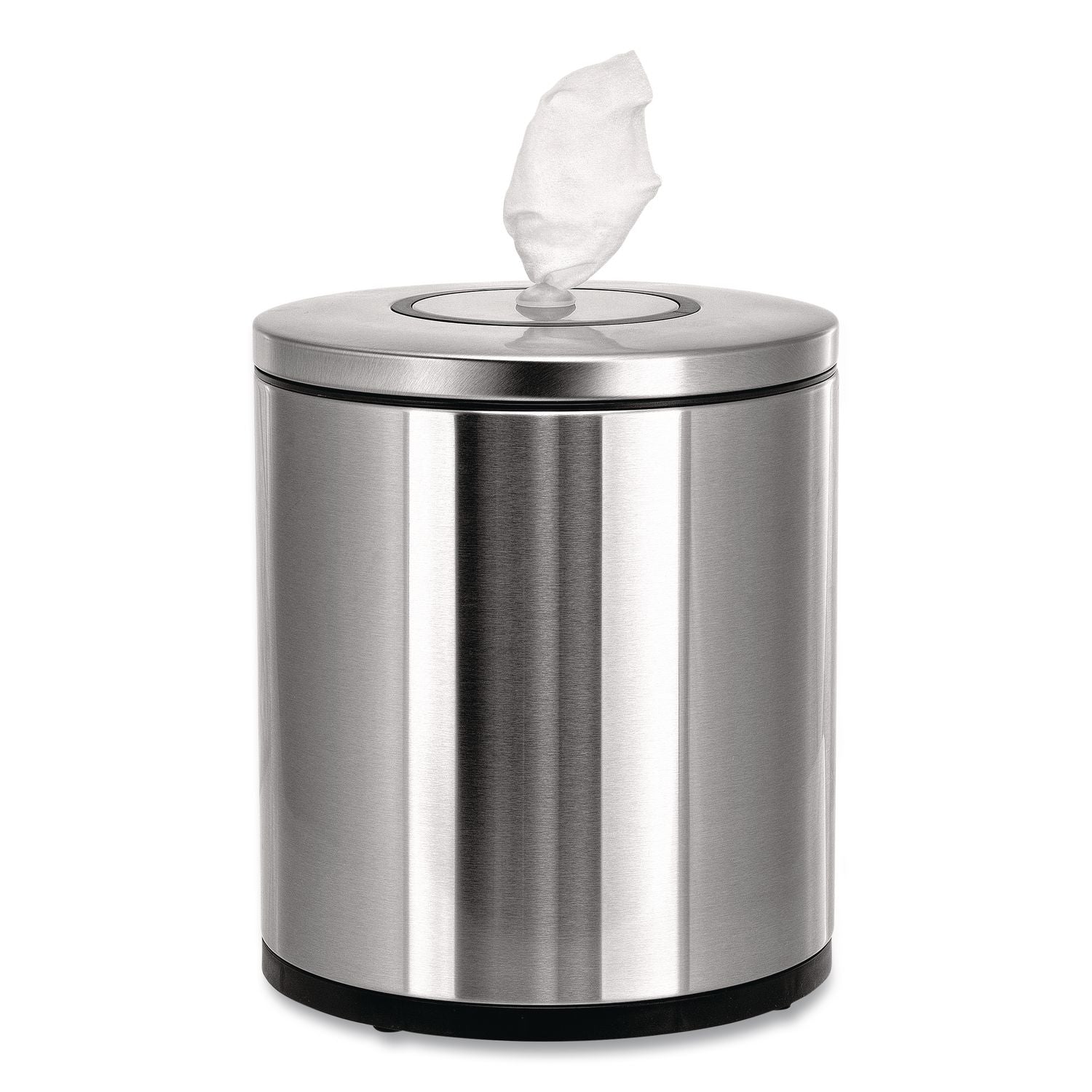 Stainless Steel Tabletop Wipes Dispenser, 10 X 10 X 11.75, Brushed Stainless Steel