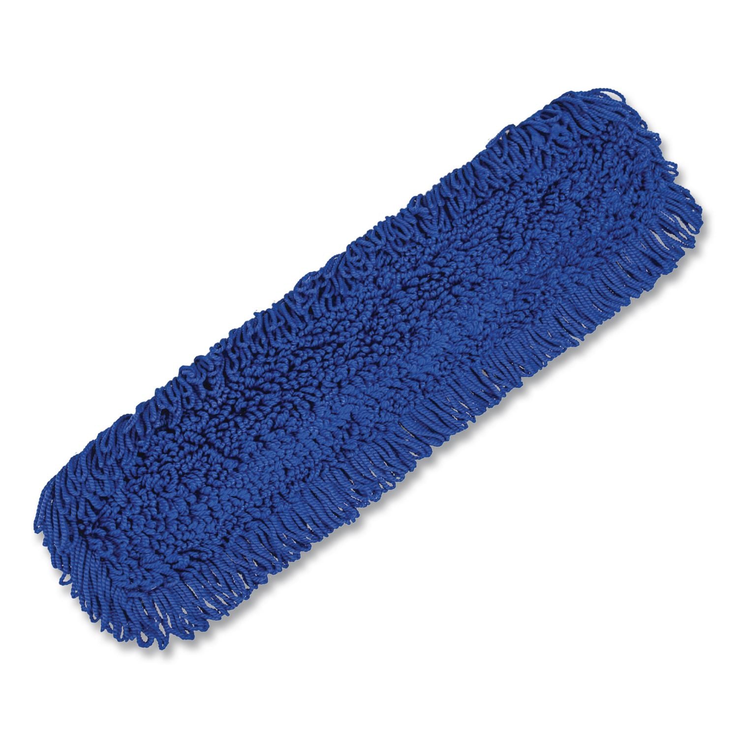 Microfiber Looped Dust Mop Pad Head, 36 X 5, Blue