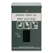 Wall-Mount Pet Waste Header Bag Dispenser, Green