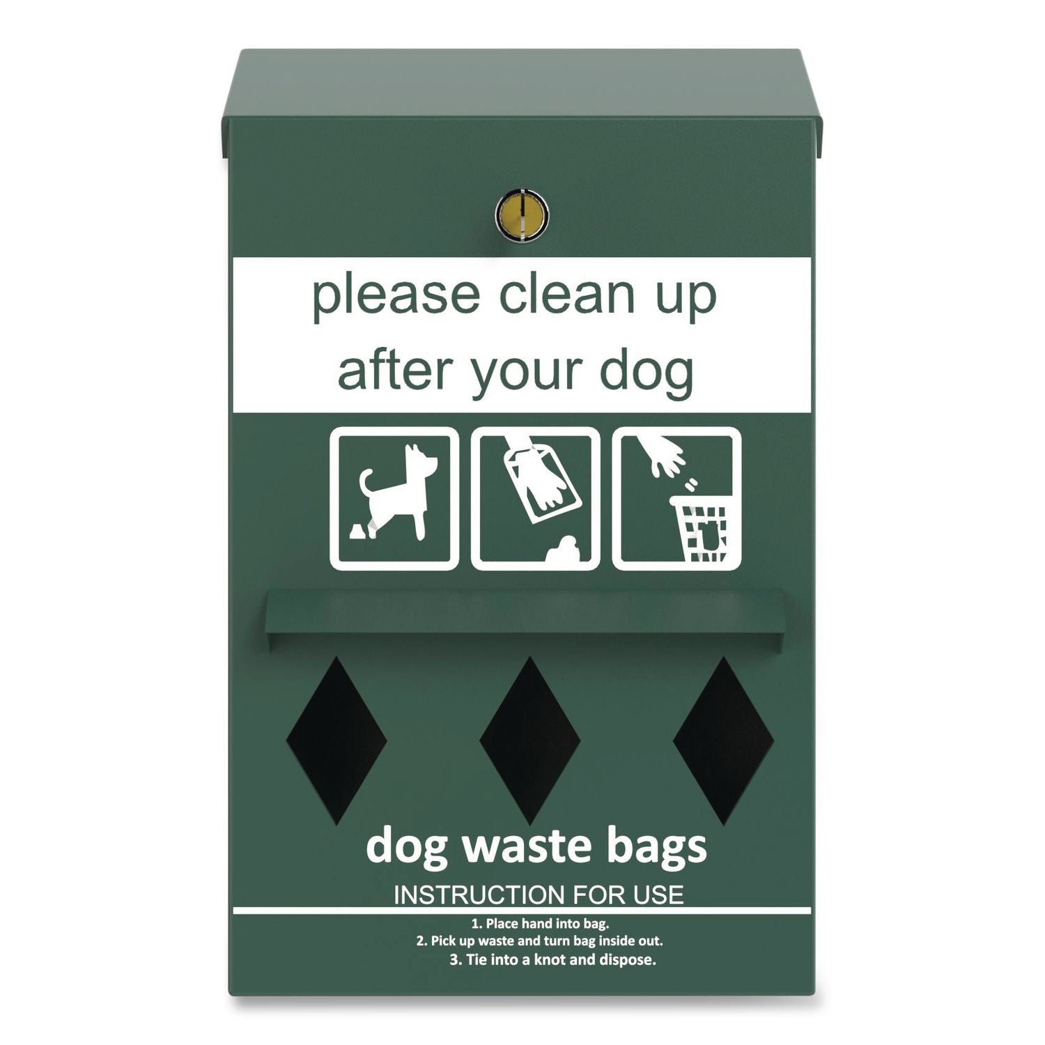 Wall-Mount Pet Waste Roll Bag Dispenser