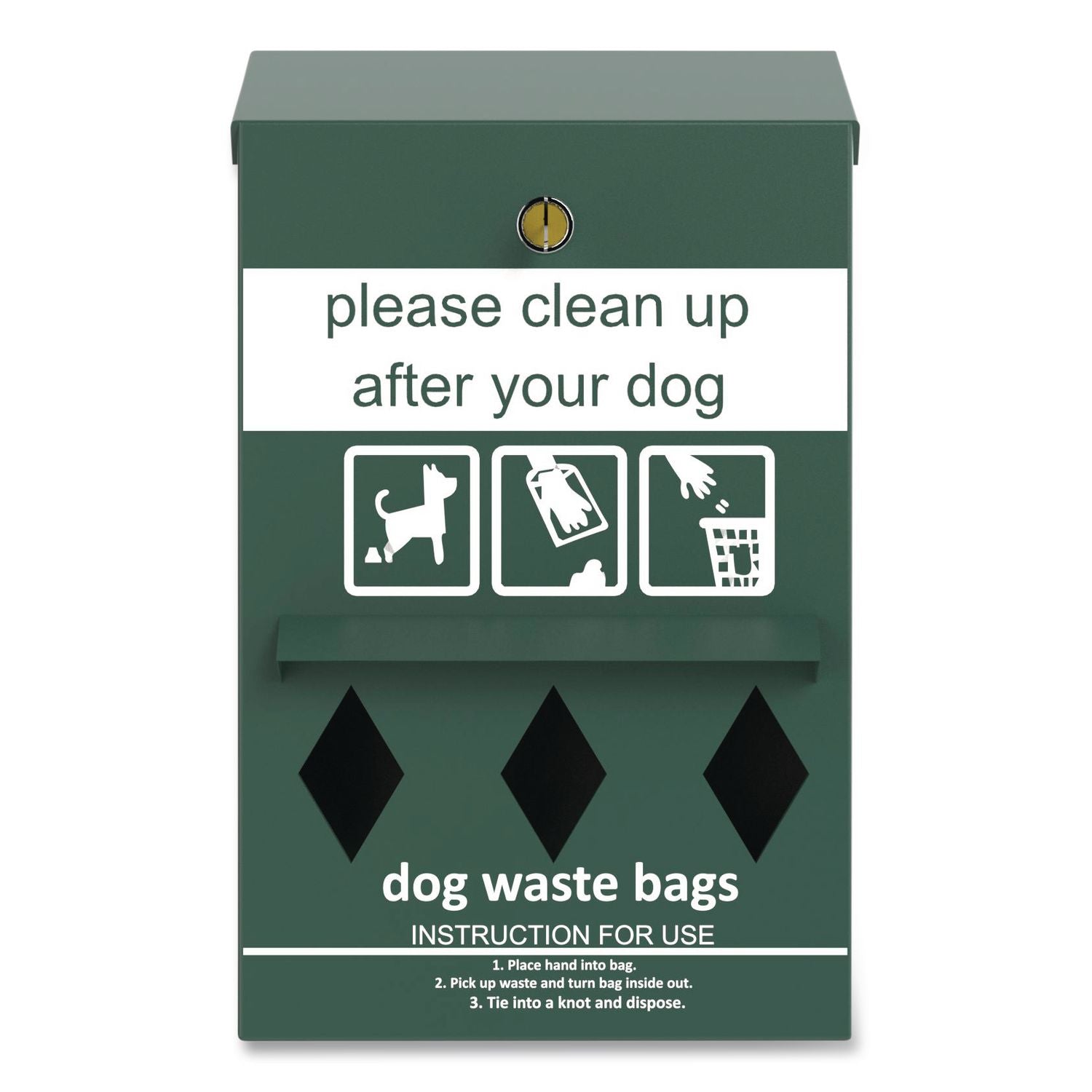 Wall-Mount Pet Waste Roll Bag Dispenser