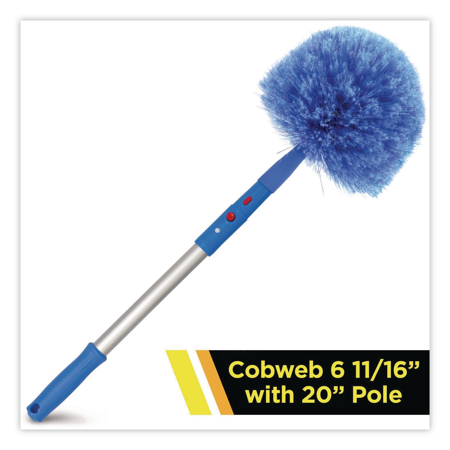 Cobweb/Corner Duster Brush With 20" Pole