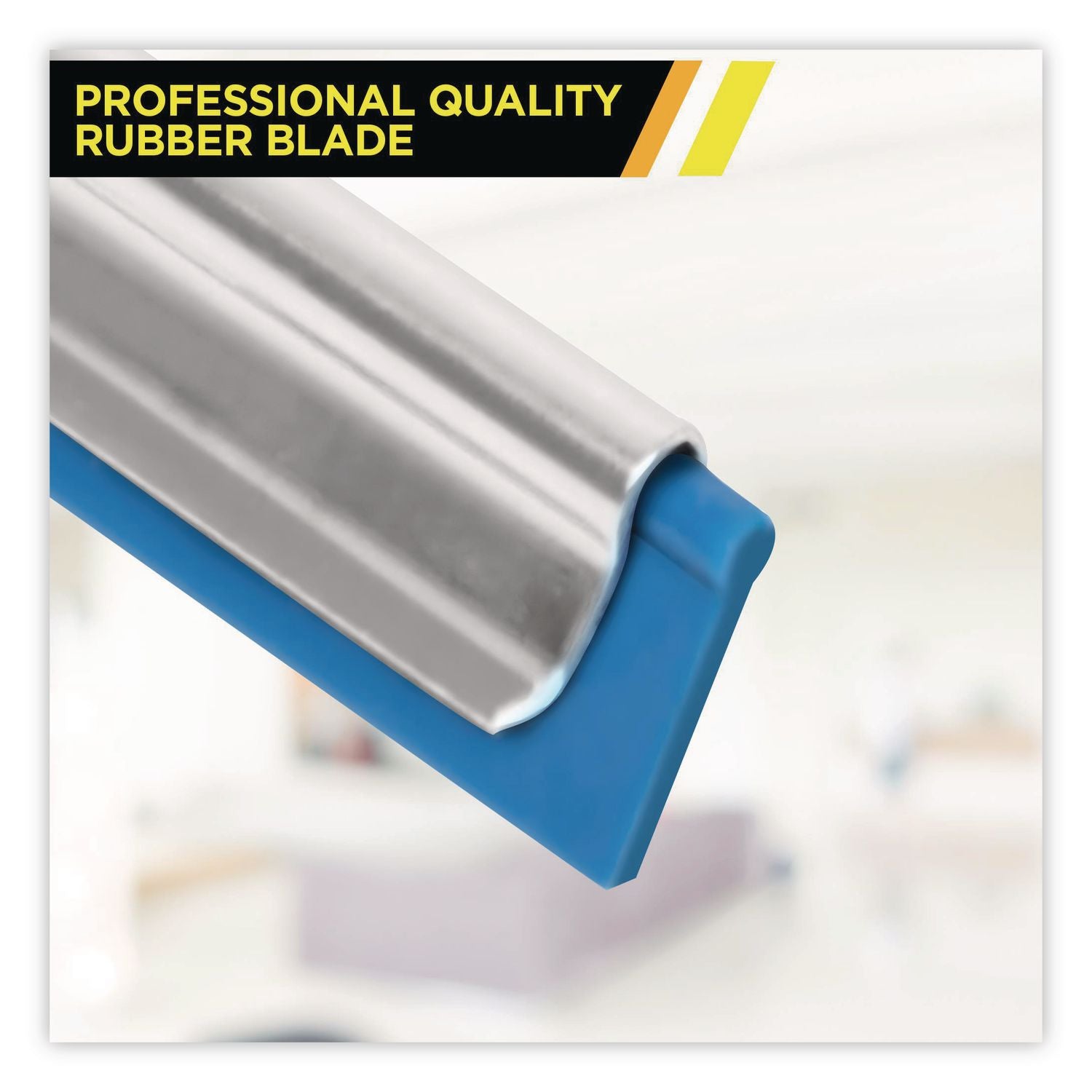 Swivel Window Squeegee With Quick Release, 14" Wide Blade, 3/Pack