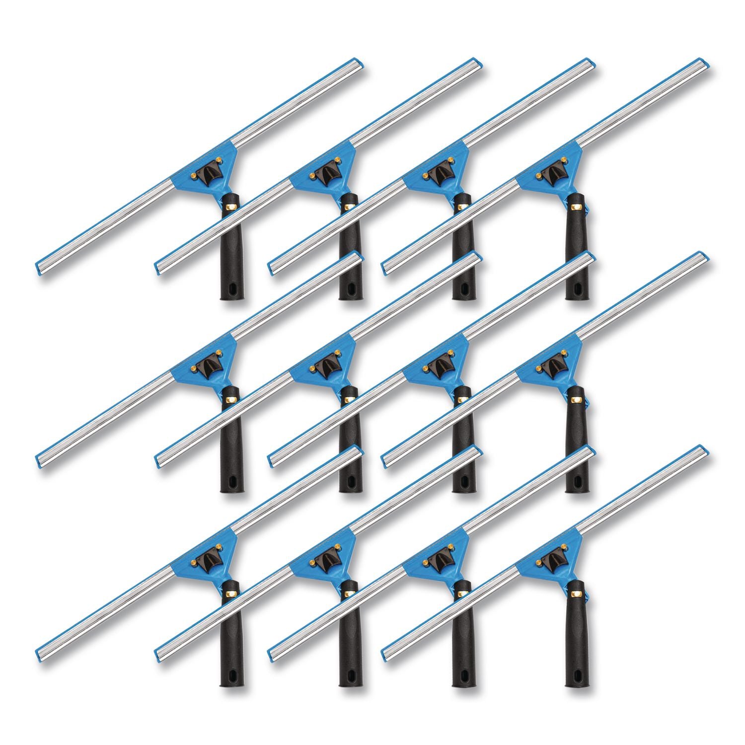 Swivel Window Squeegee With Quick Release, 18" Wide Blade, 12/Carton