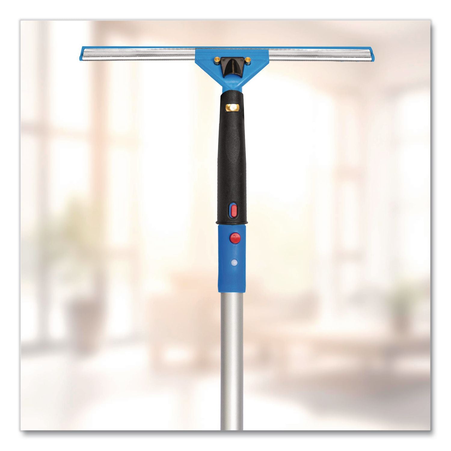 Pro Window Washing Kit With Swivel Squeegee And 6 Ft Telescopic Pole, 14" Wide Blade