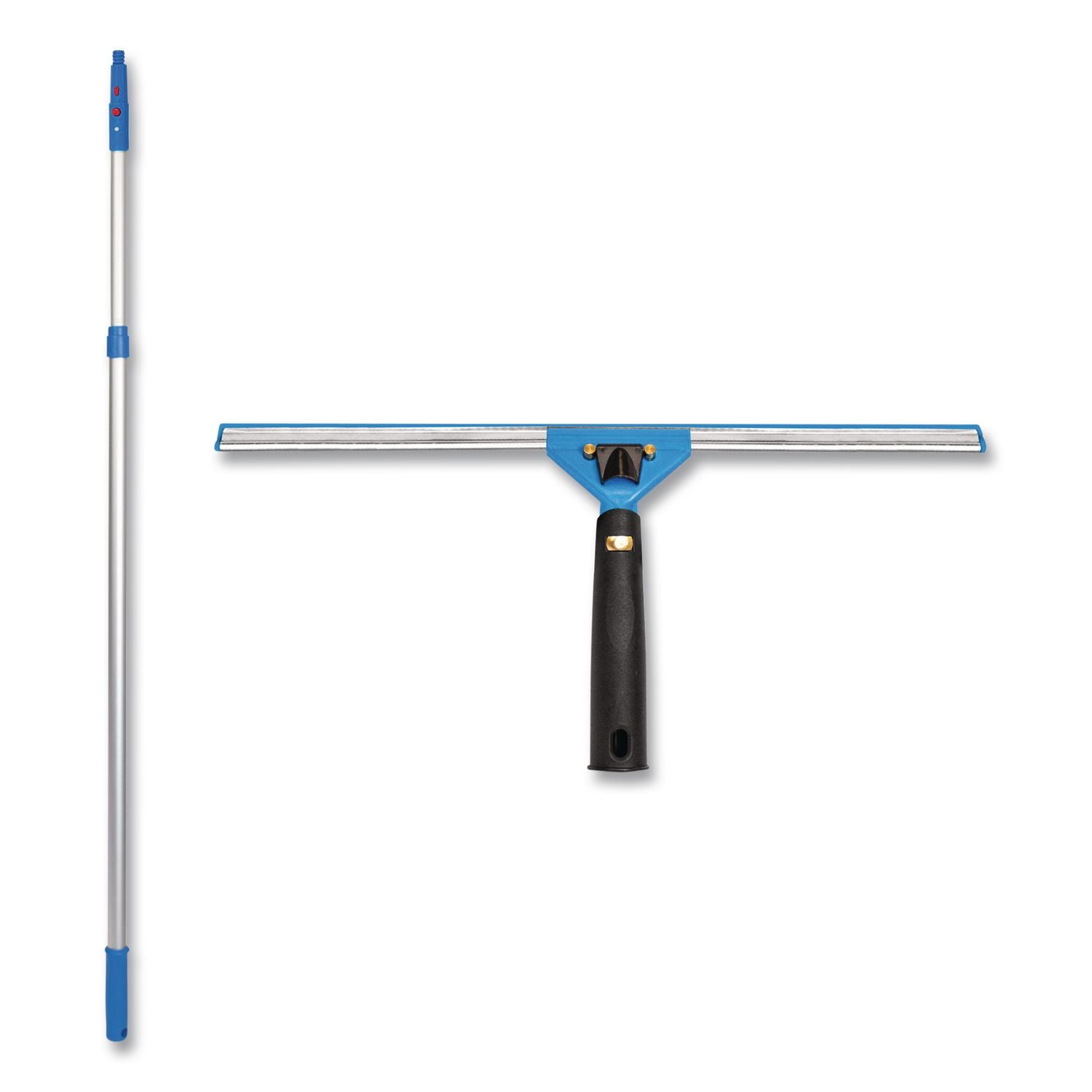 Pro Window Washing Kit With Swivel Squeegee And 6 Ft Telescopic Pole, 18" Wide Blade, 3/Kit