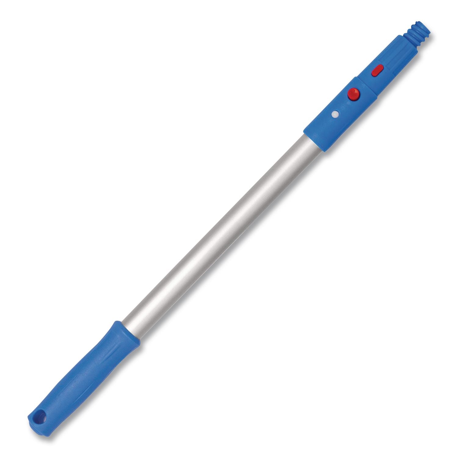 20" Aluminum Pole With Click/Lock Adapter Cone, Blue/Silver