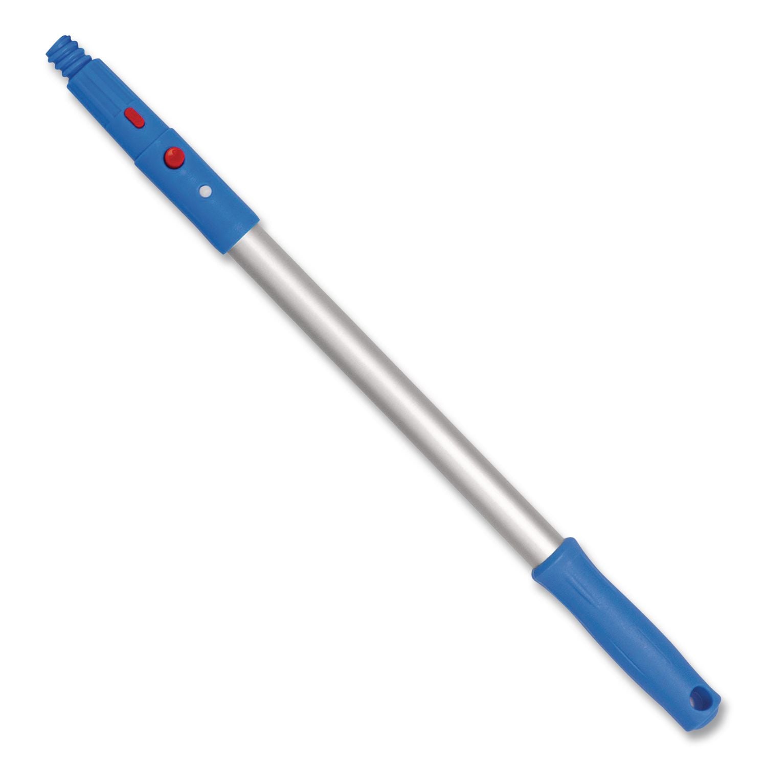 20" Aluminum Pole With Click/Lock Adapter Cone, Blue/Silver