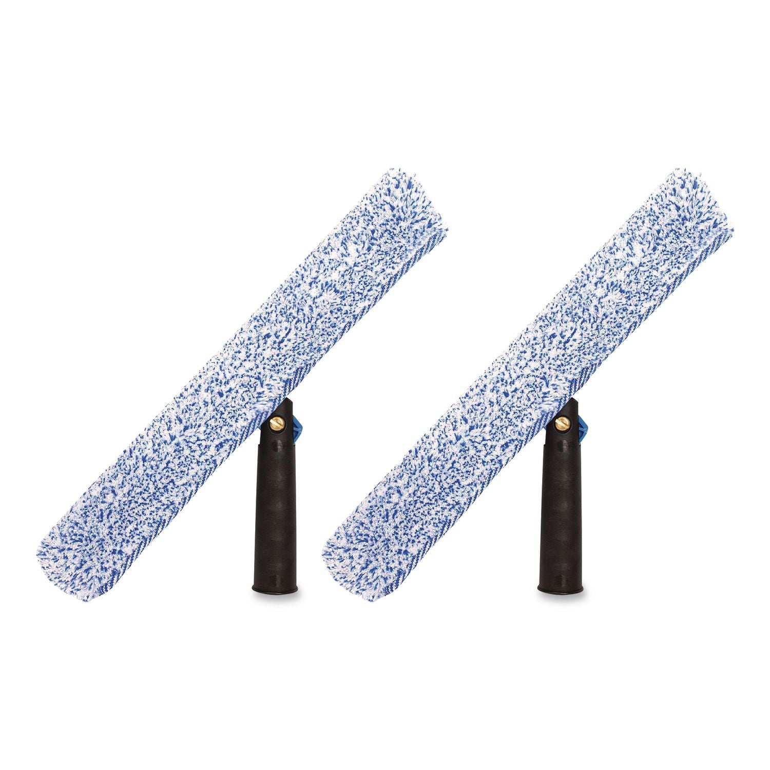 Heavy-Duty Swivel Window Washer, 18" Wide Blade, 2/Pack