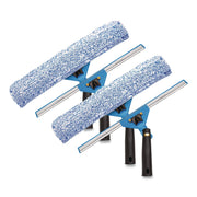 Swivel Window Washing Kit With Squeegee And Washer, 14" Wide, 2/Kit