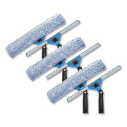 Swivel Window Washing Kit With Squeegee And Washer, 14" Wide, 3/Kit