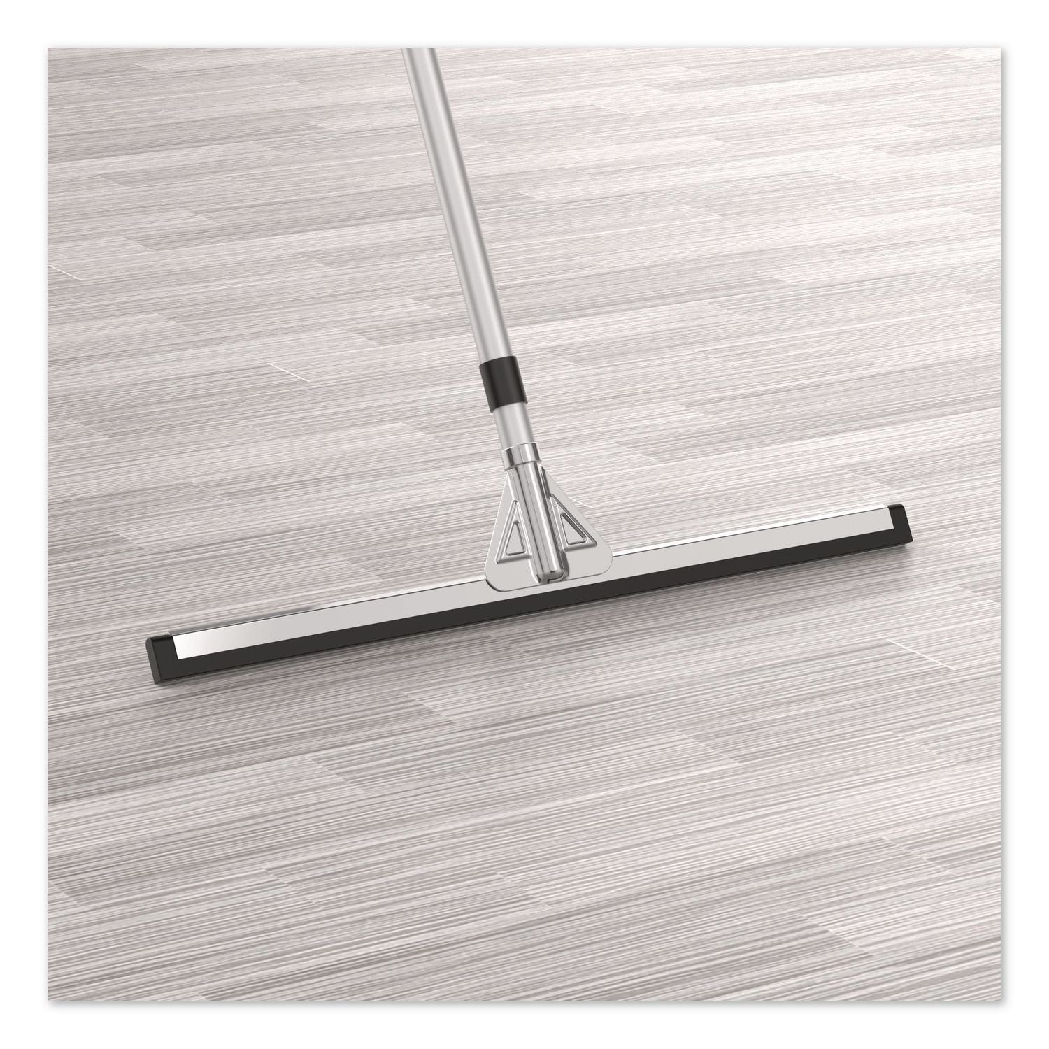 Double Neoprene Foam Floor Squeegee With 72" Aluminum Telescopic Handle, 30" Wide Blade