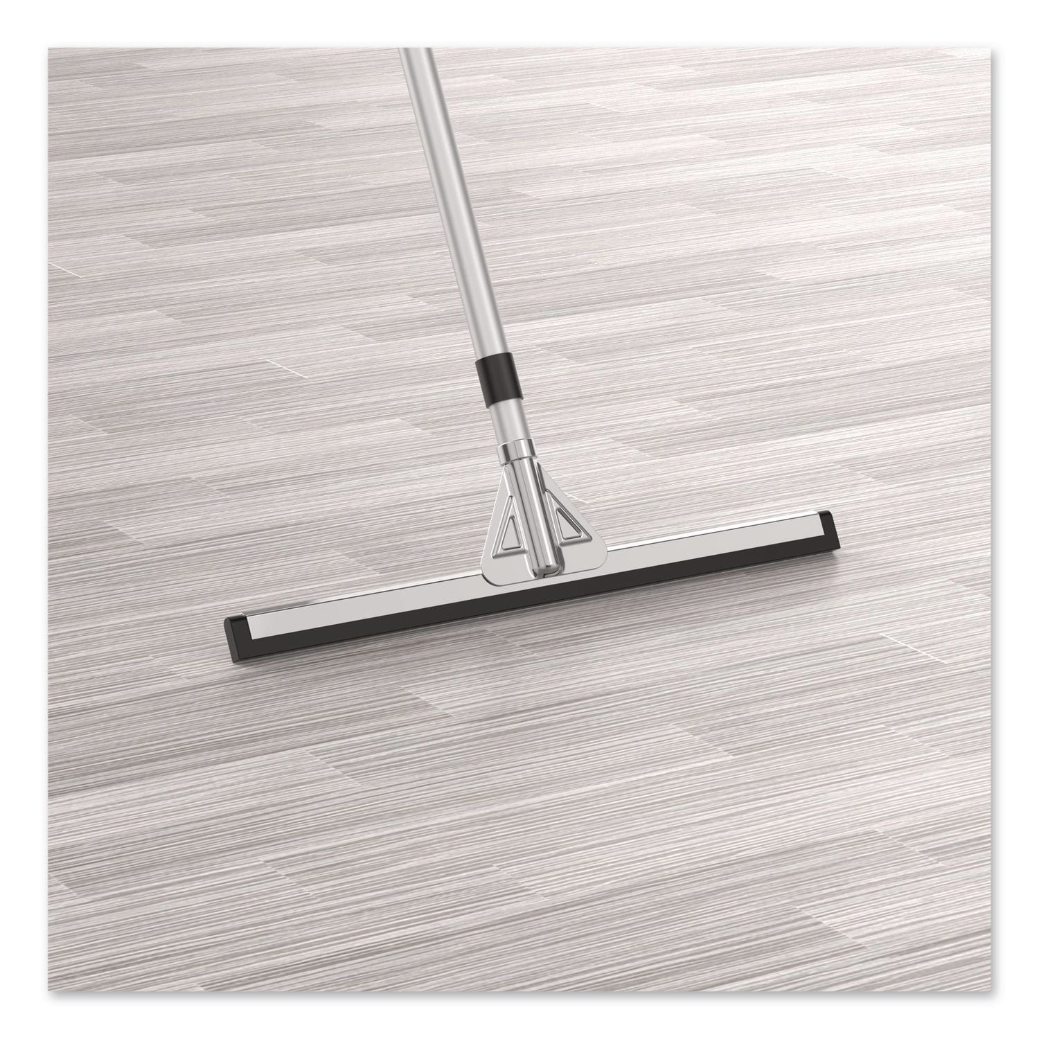 Double Neoprene Foam Floor Squeegee With 72" Aluminum Telescopic Handle, 22" Wide Blade
