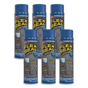 Flex Seal Liquid Rubber Sealant Coating Aerosol, 14 Oz Aerosol Can, Dries Blue, 6/Carton