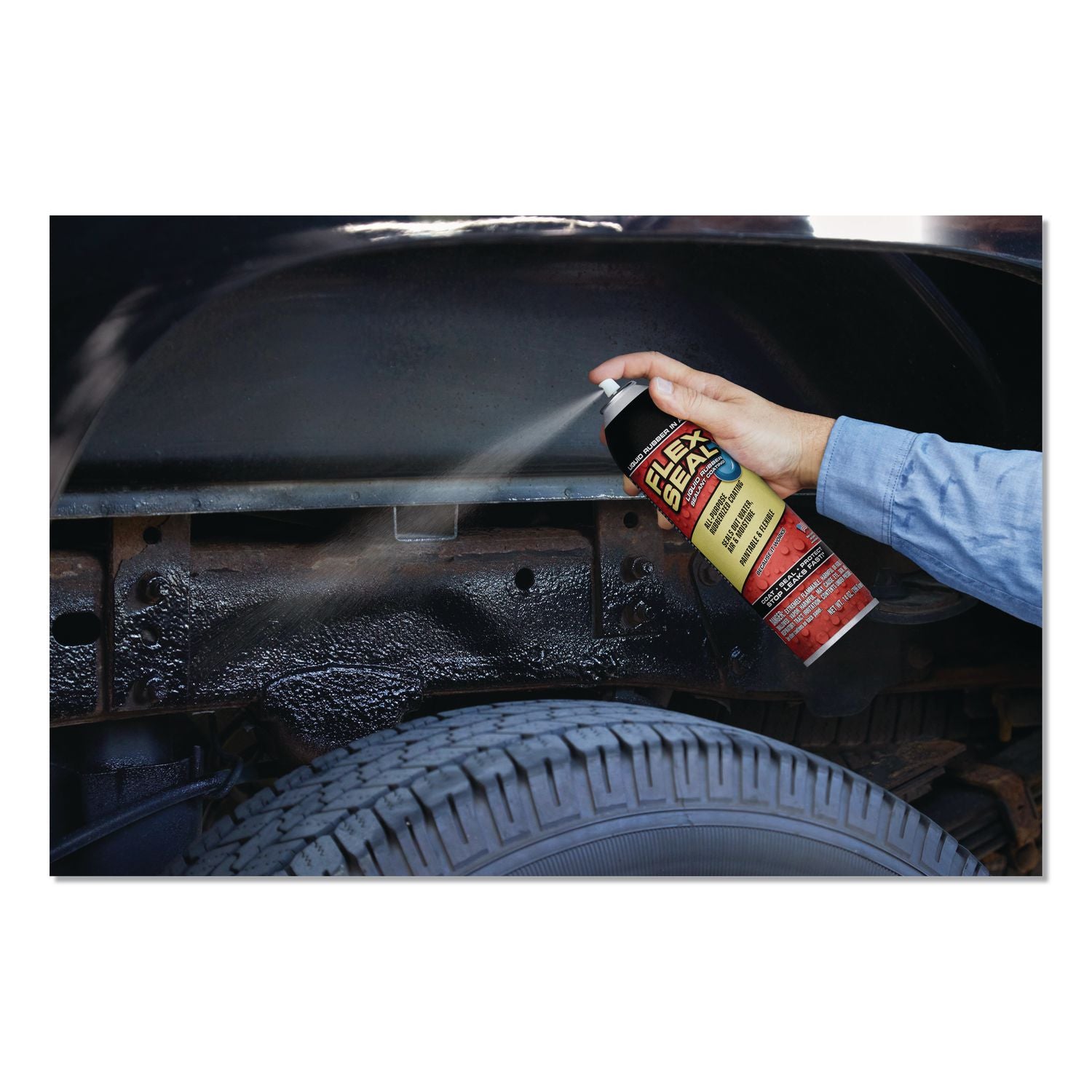 Flex Seal Liquid Rubber Sealant Coating Aerosol, 14 Oz Aerosol Can, Dries Red, 6/Carton