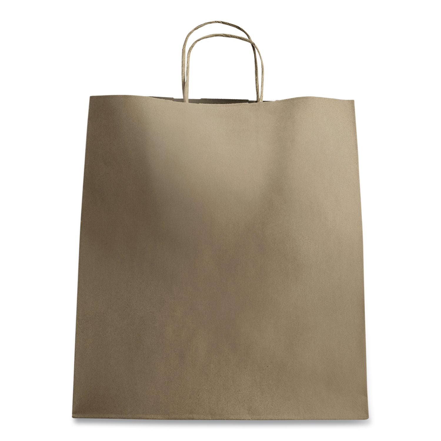 Huntington Paper Shopping Bag, Rope Handles, Large Size, 13.4 X 9.3 X 15.9, Kraft, 200/Carton