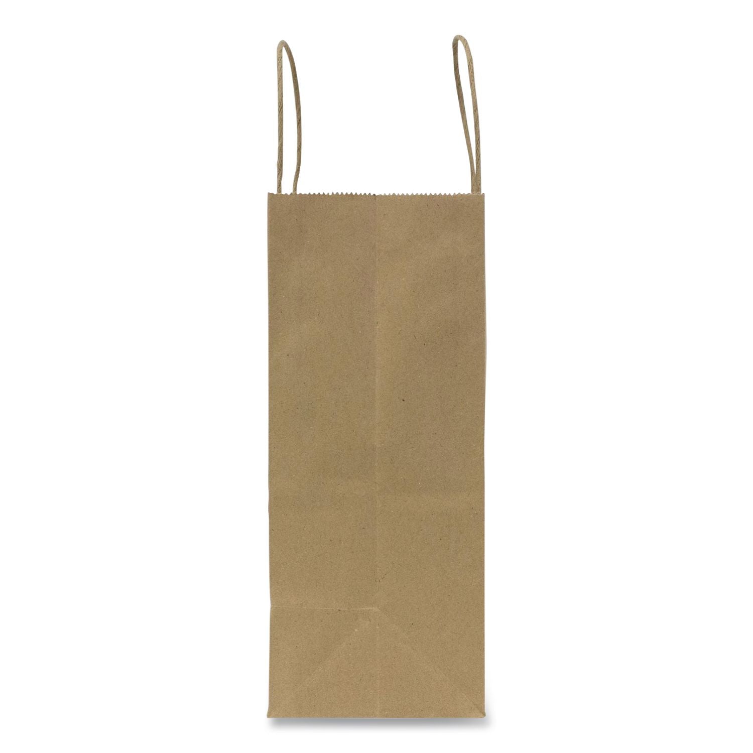 Paper Shopping Bag, Rope Handles, Small Size, 8.1 X 4.5 X 10.6, Kraft, 250/Carton