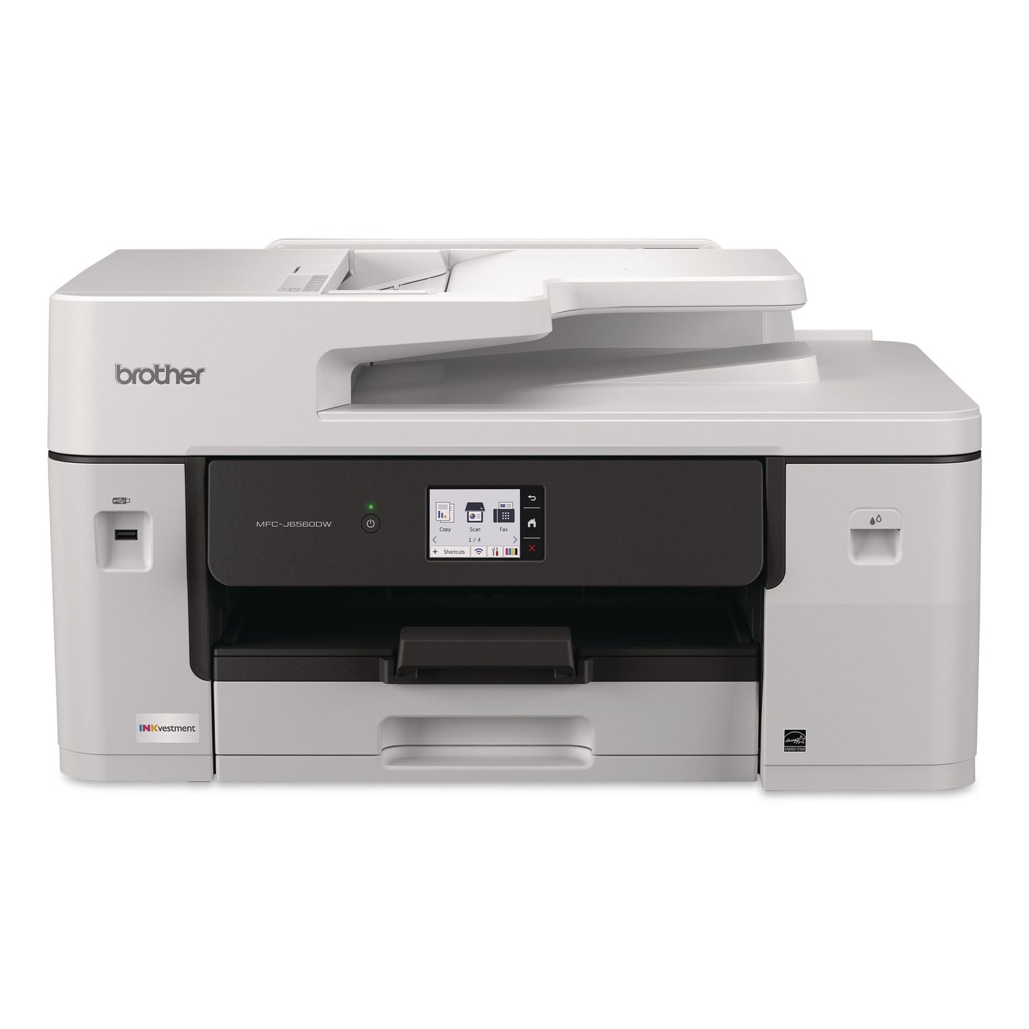 MFC-J6560DW Inkvestment AIO Printer, Copy/Fax/Print/Scan