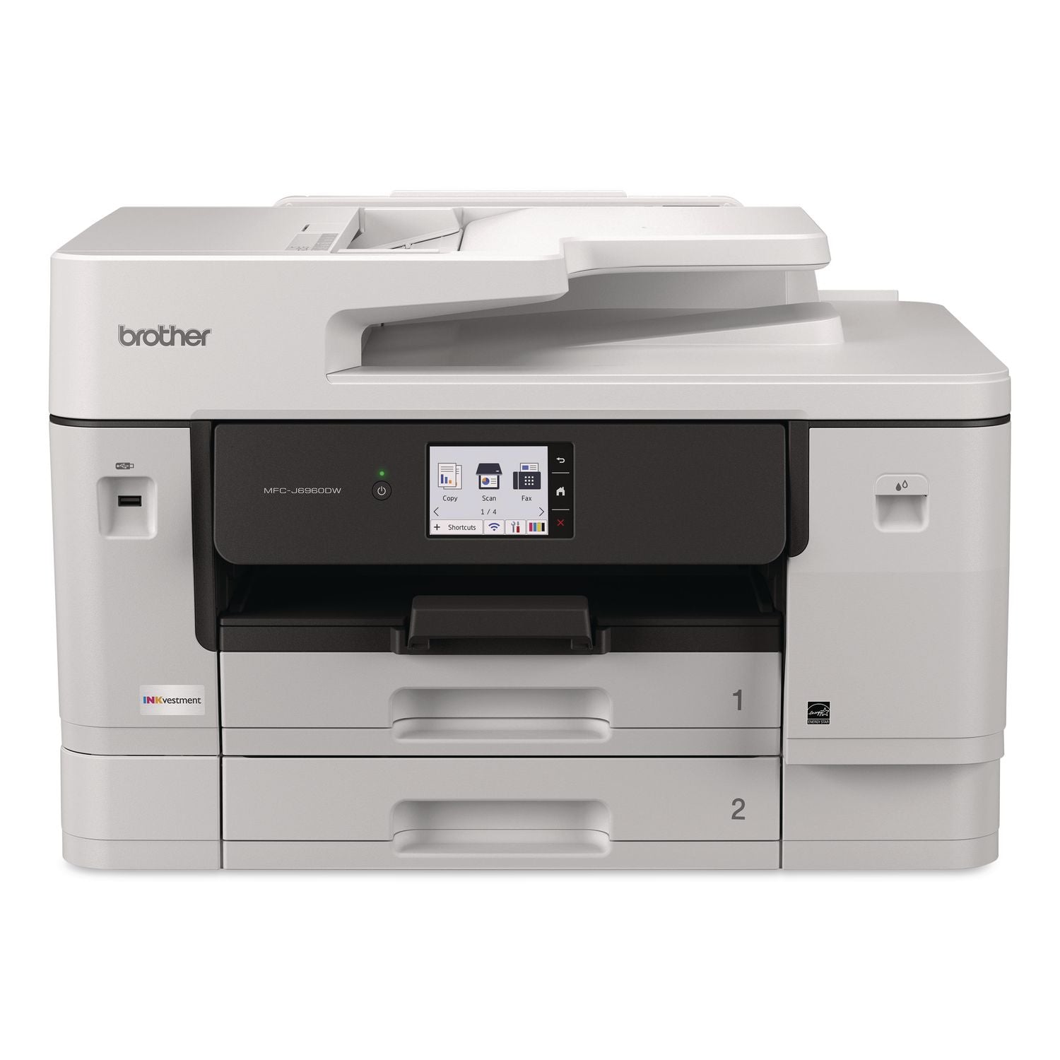 MFC-J6960DW Inkvestment Color AIO Printer, Copy/Fax/Print/Scan