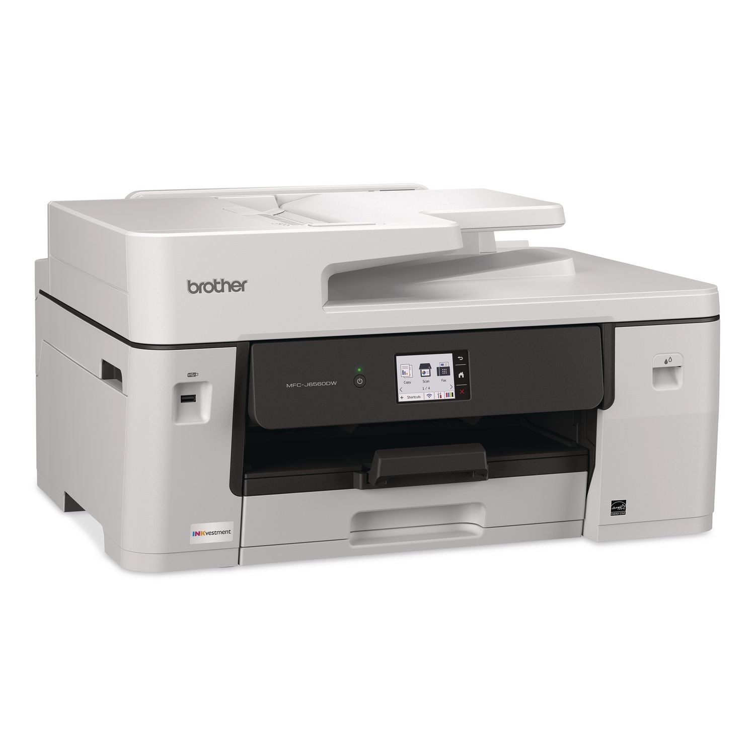 MFC-J6560DW Inkvestment AIO Printer, Copy/Fax/Print/Scan