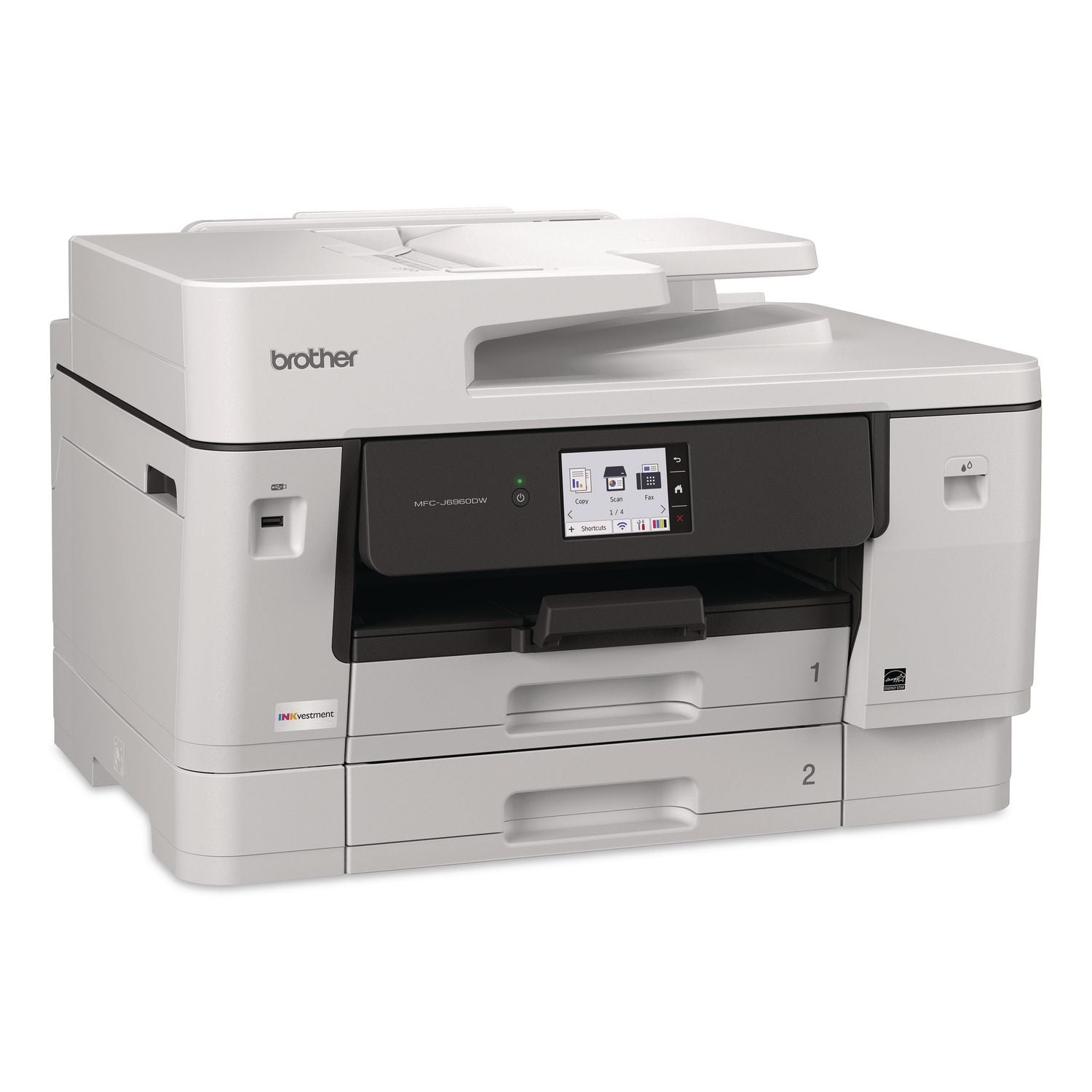 MFC-J6960DW Inkvestment Color AIO Printer, Copy/Fax/Print/Scan