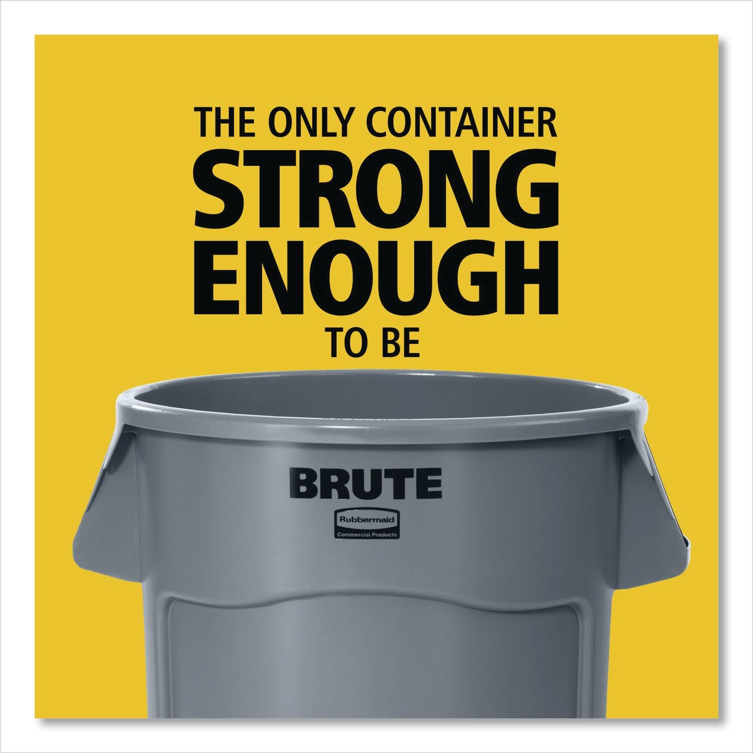 Vented Round BRUTE Container, 20 Gal, Resin, Dark Green