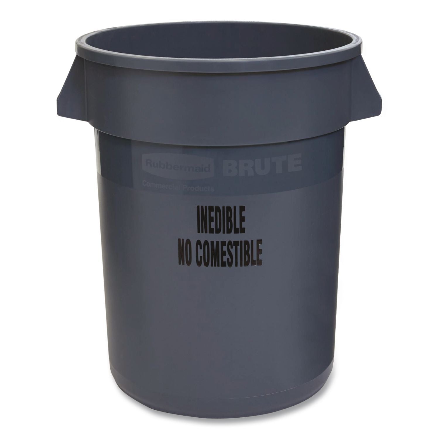 Food Handling BRUTE Container, 32 Gal, Resin, Gray