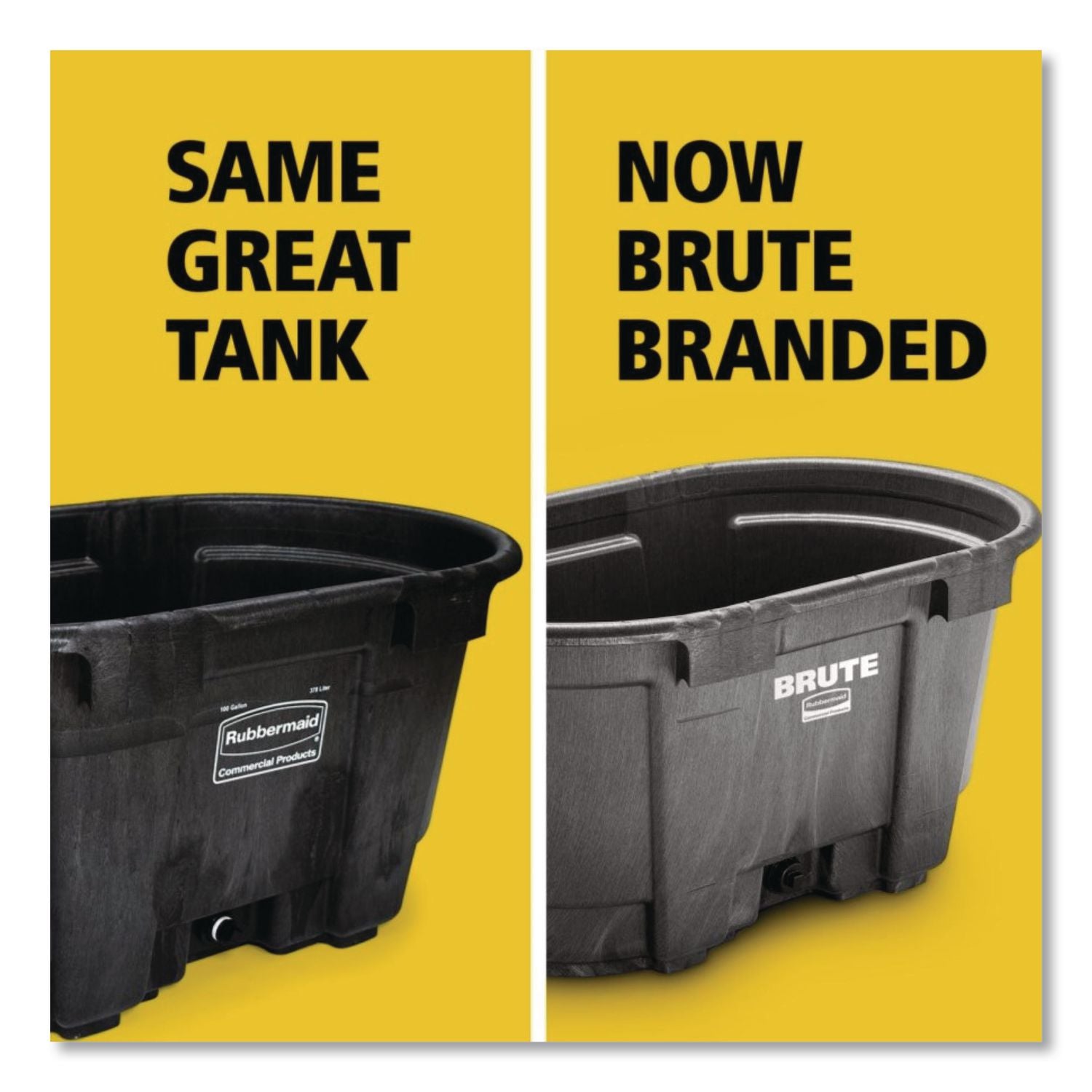 Brute Stock Tank, 100 Gal, Black