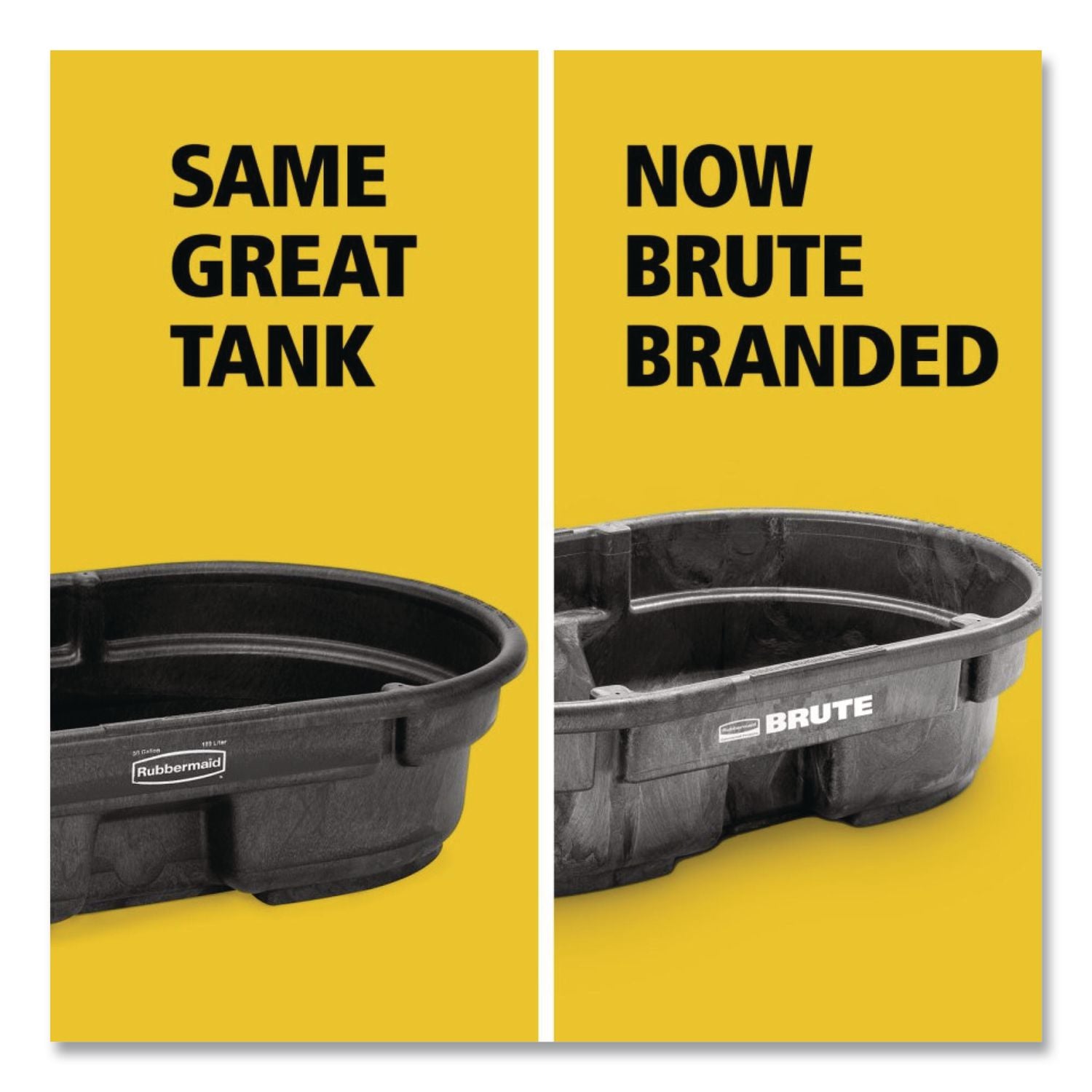 Brute Stock Tank, 50 Gal, Black