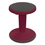 Hierarchy Grow Stool, Short, Backless, Supports Up To 250 Lbs, 14" To 18" Seat Height, Currant Seat, Currant Base