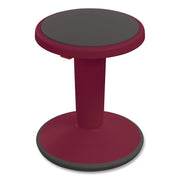 Hierarchy Grow Stool, Tall, Backless, Supports Up To 250 Lbs, 17" To 24" Seat Height, Currant Seat, Currant Base