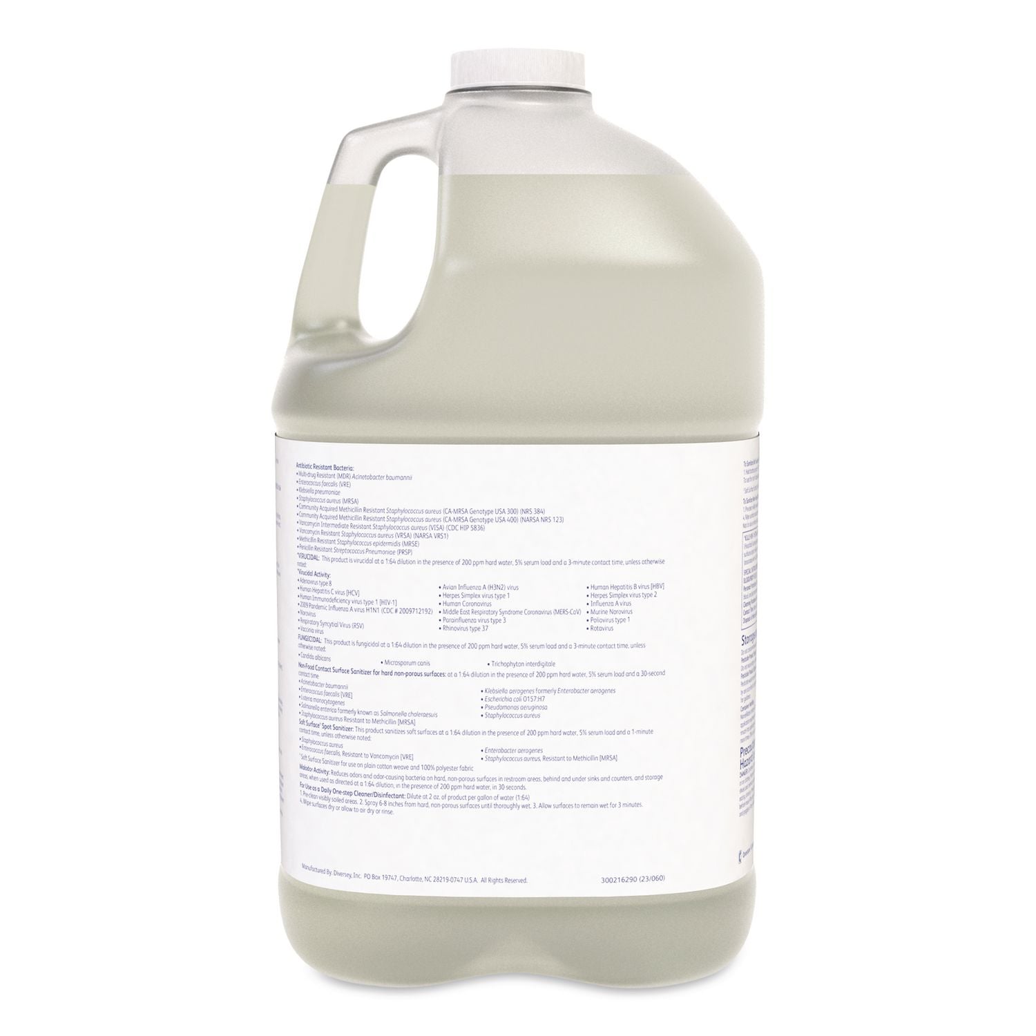 Oxivir Three 64 Disinfecting Cleaner And Deodorizer, 1 Gal Bottle, 4/Carton