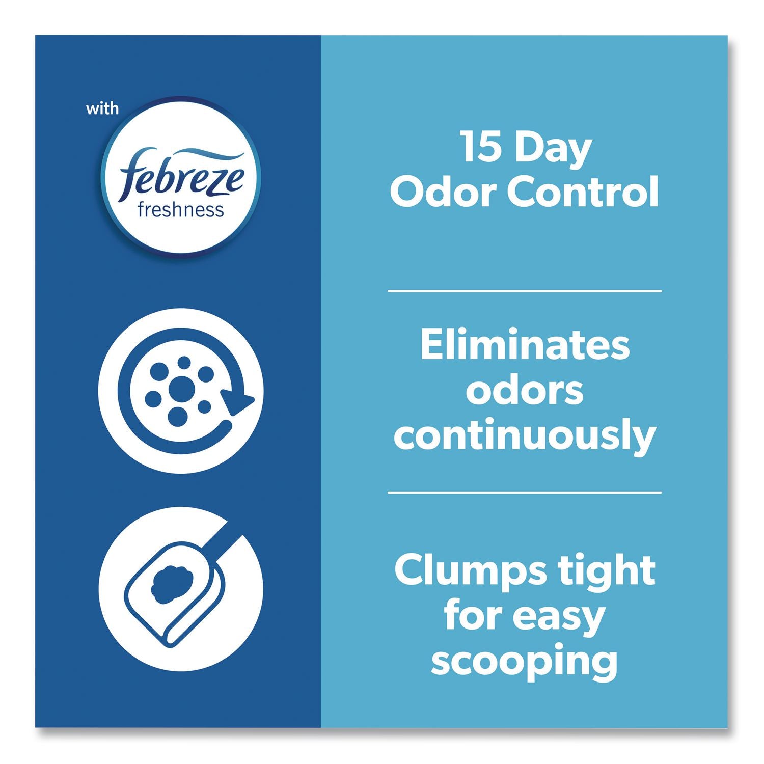 Odor Shield Clumping Litter With Febreze Freshness, 25 Lbs