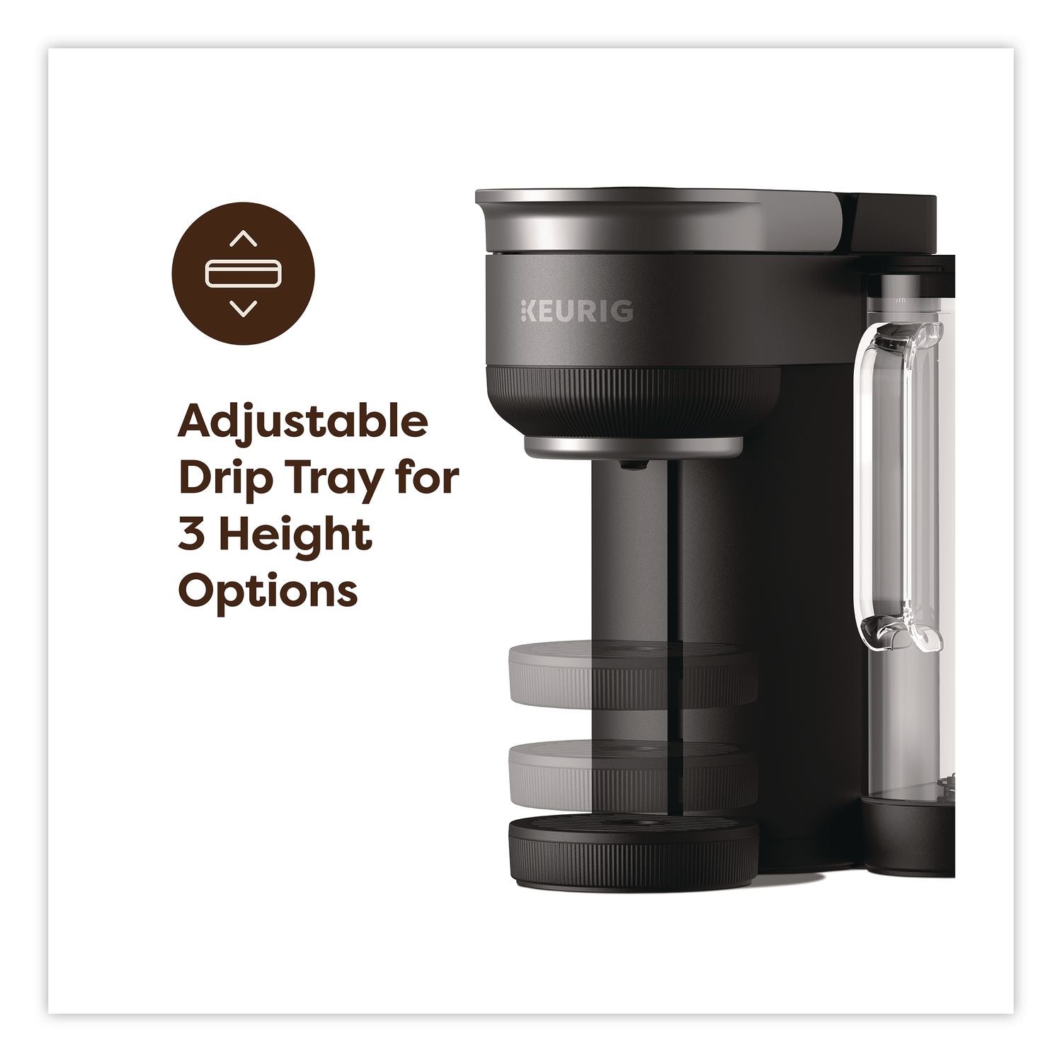K-Crema 9-Cup Single Serve Coffee Maker, Black