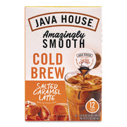 Amazingly Smooth Salted Carmel Latte Cold Brew Coffee Pod, 12/Box