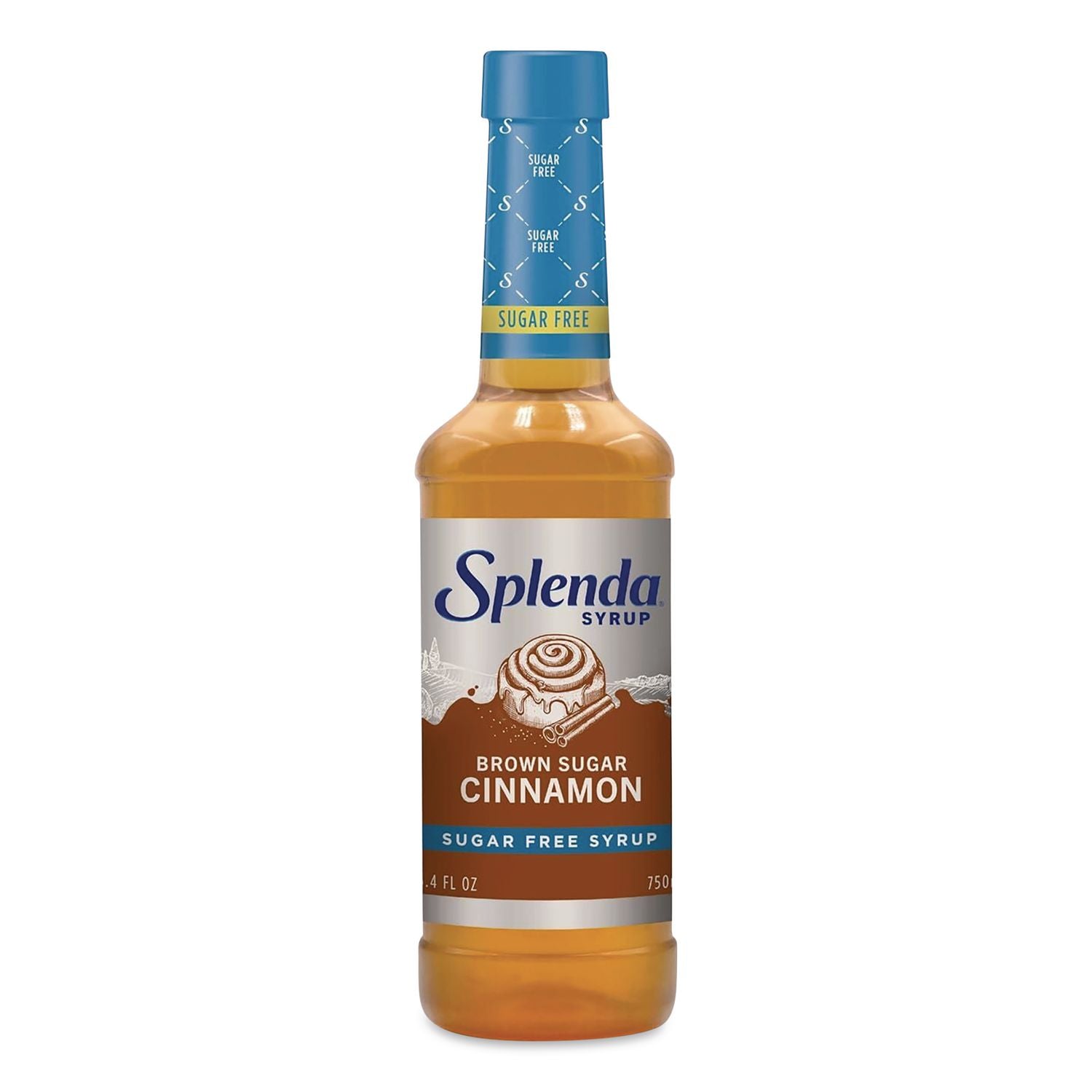 Sugar-Free Coffee Syrup, Brown Sugar Cinnamon, 25.4 Oz Bottle, 6/Carton