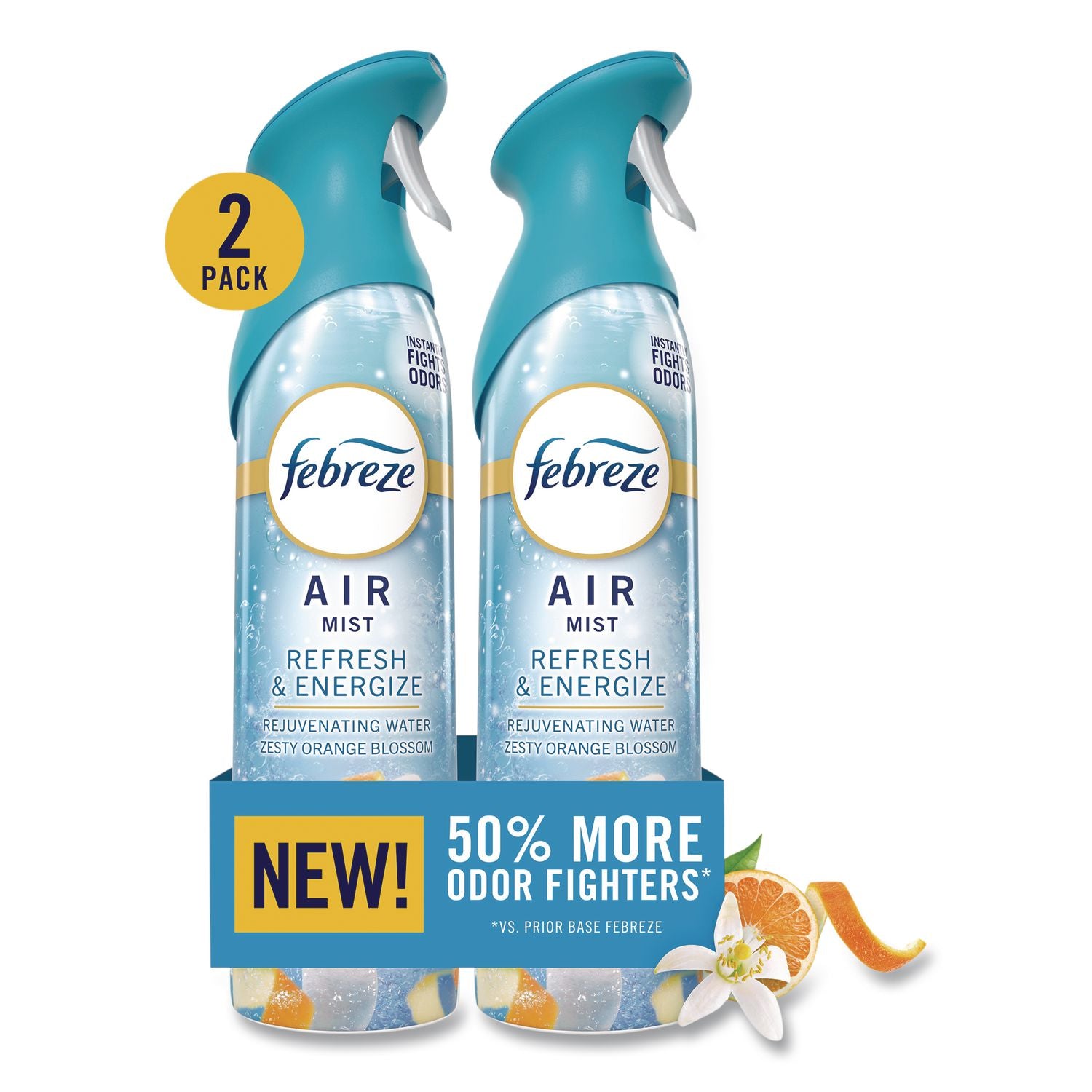 AIR, Refresh And Energize, 8.1 Oz, Aerosol Spray, 2/Pack